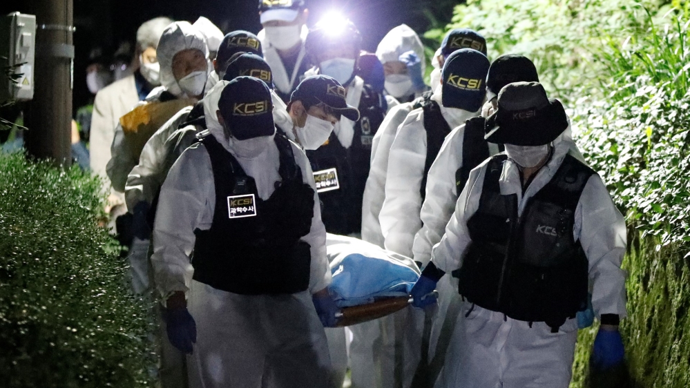 Search operation for Seoul Mayor Park Won-soon in Seoul