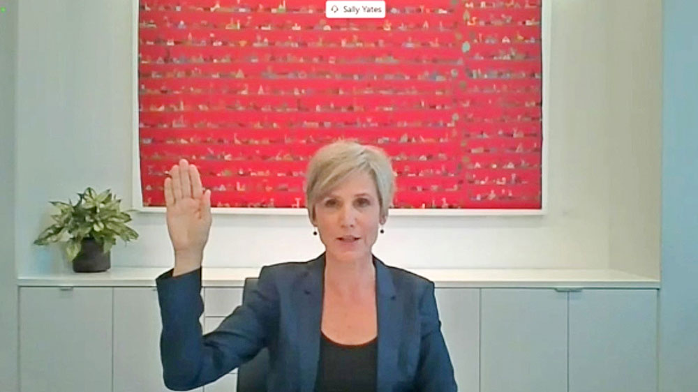 Sally Yates sworn in Senate Judiciary hearing