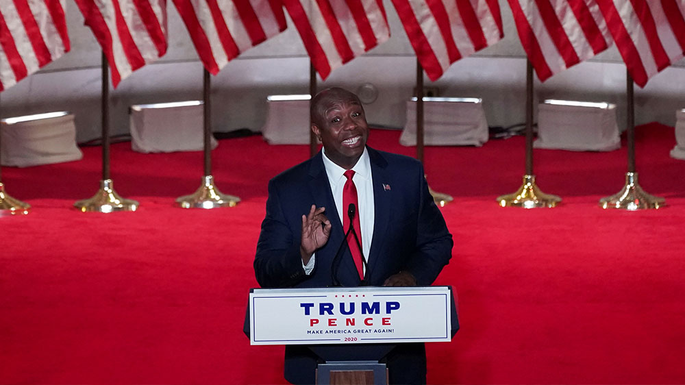 Tim Scotts speaks at Republican convention