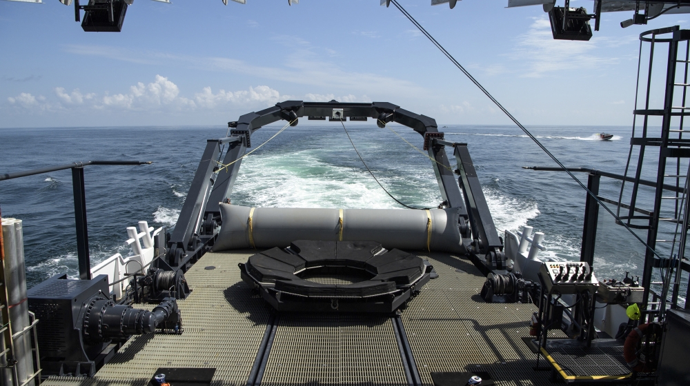 This NASA photo shows NASA and SpaceX support teams onboard the SpaceX GO Navigator recovery ship as they prepare for the landing of the SpaceX Crew Dragon Endeavour spacecraft with NASA astronauts Ro