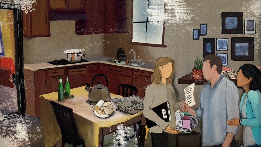 The view of a dirty river - correction