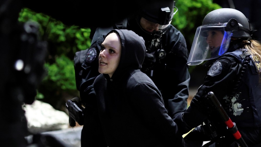 Demonstration against police violence