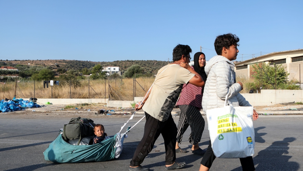 Lesbos refugees