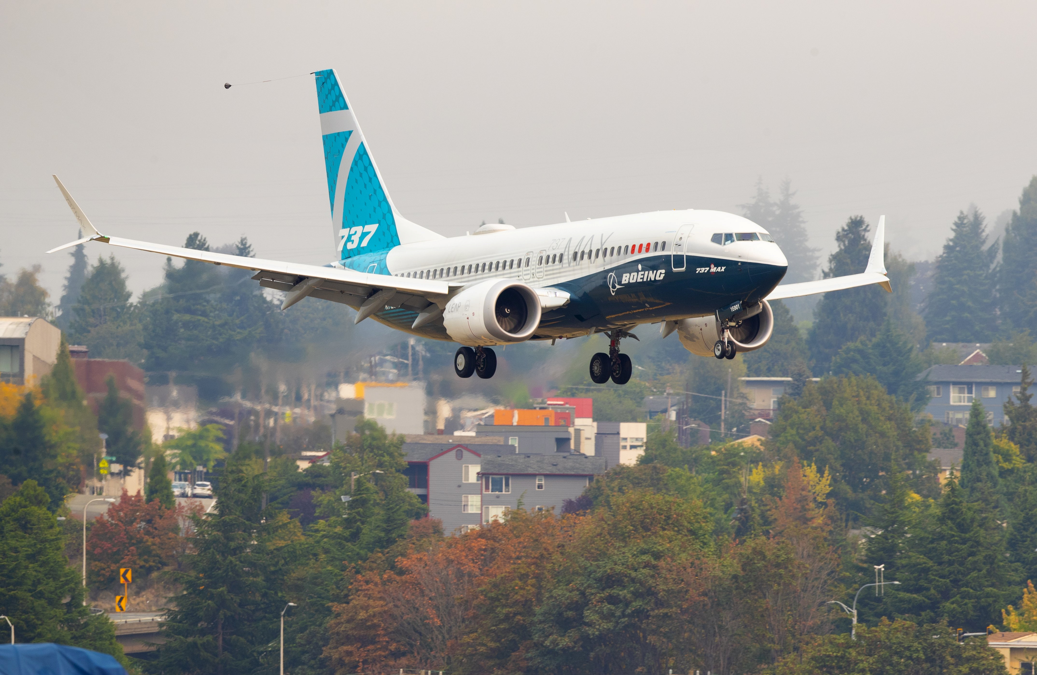 Boeing 737 MAX evaluation flight