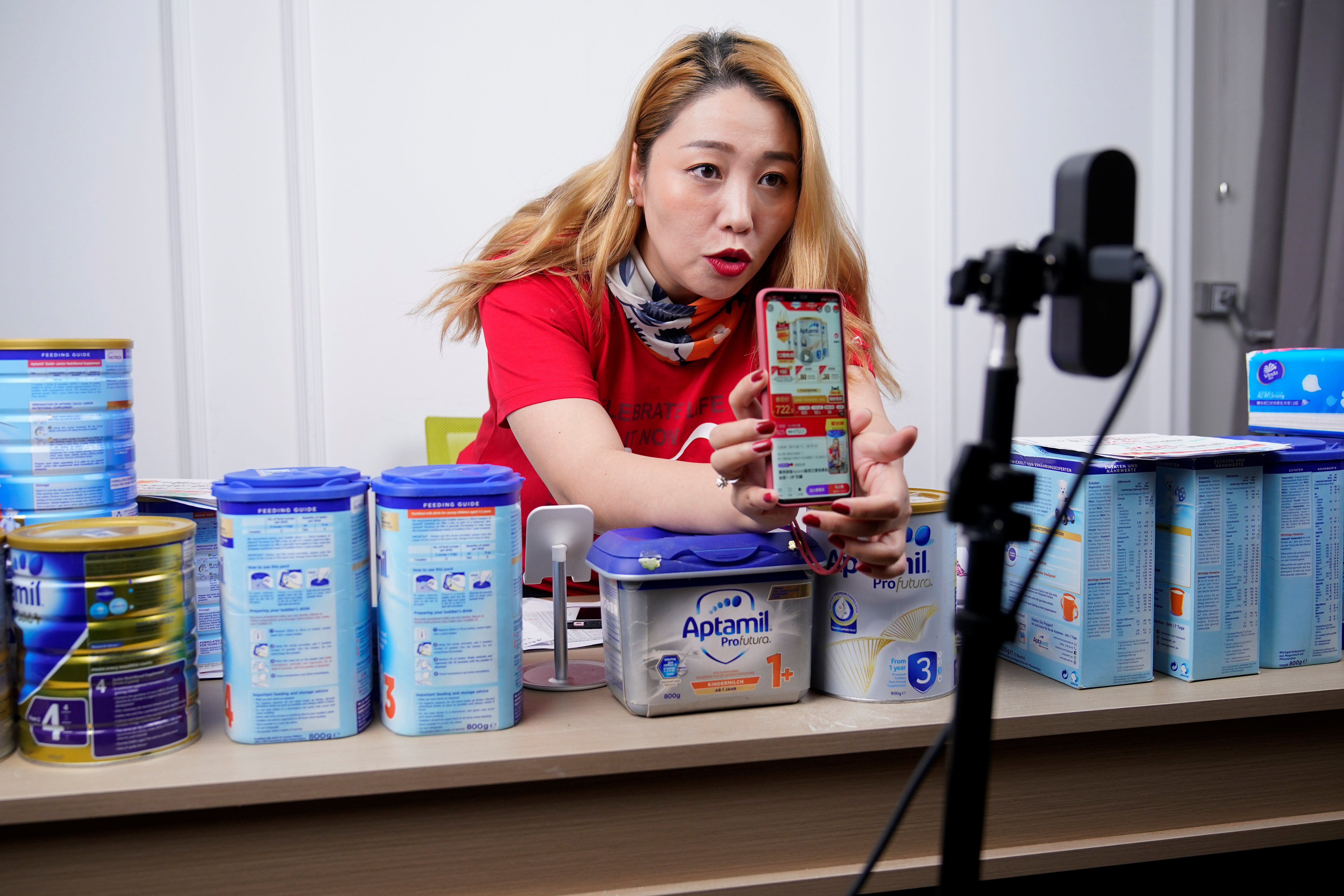 Online celebrities have been livestreaming their products during Singles’ Day