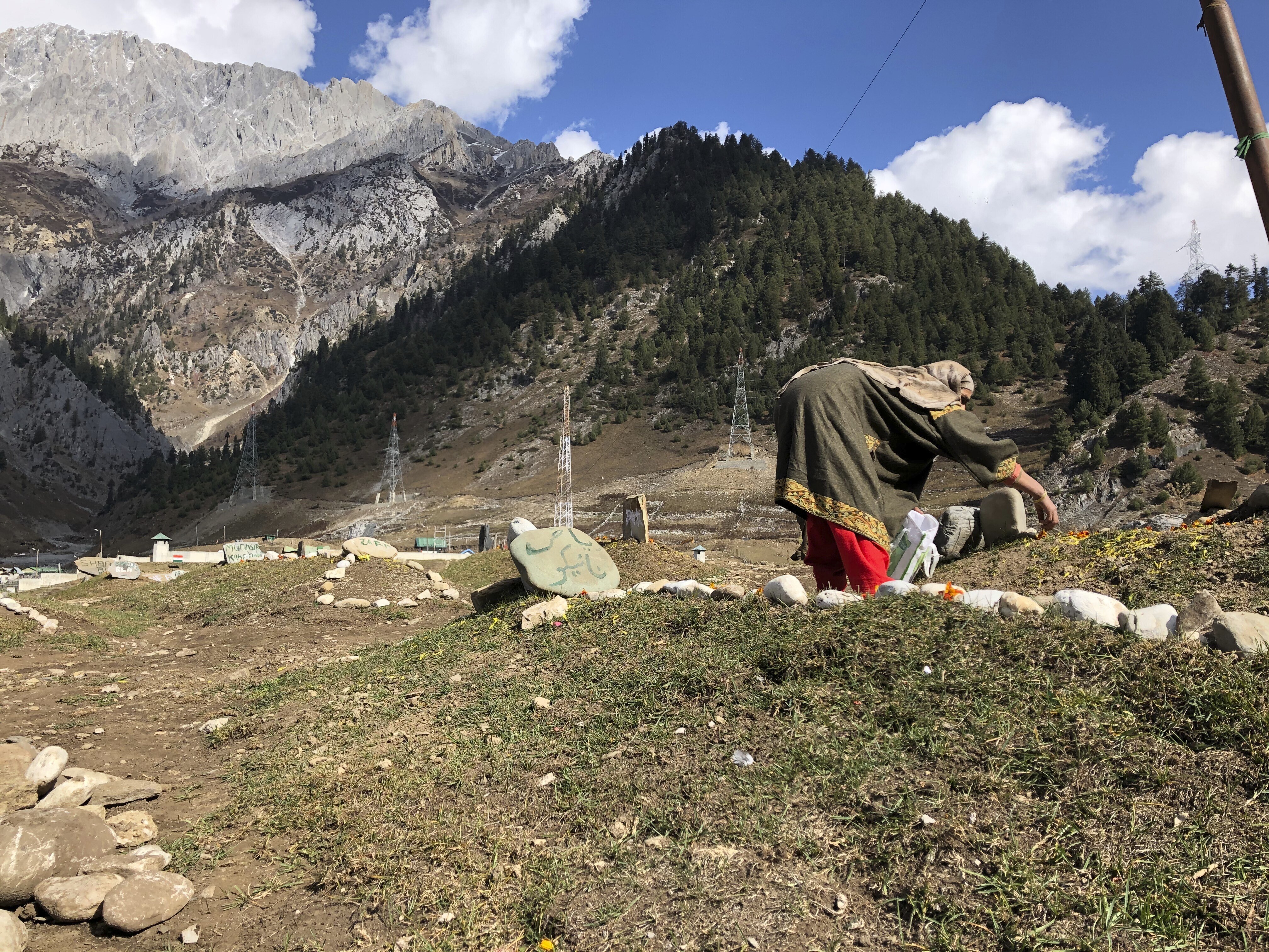 Kashmir graveyard