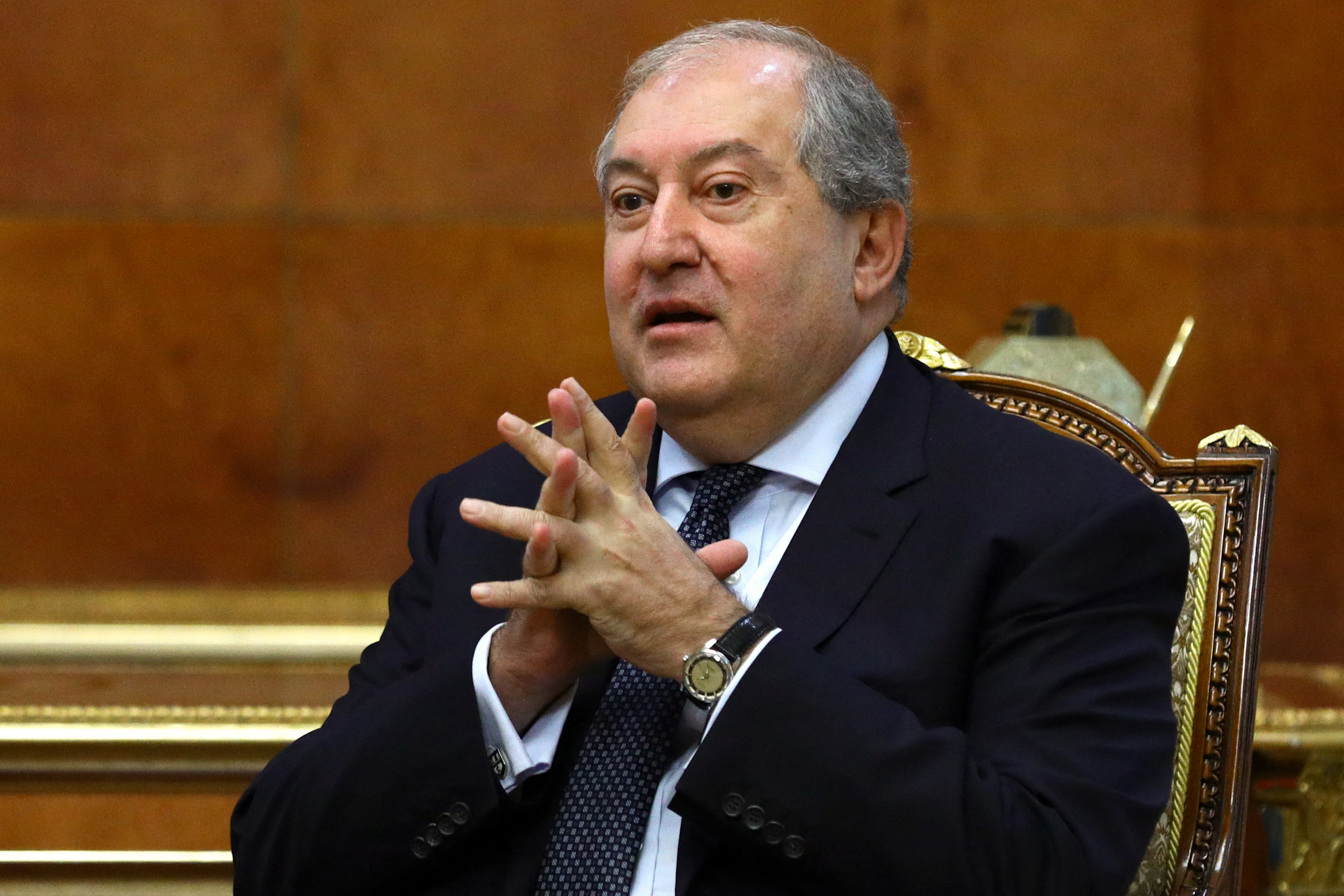 Armenian President Armen Sarkissian
