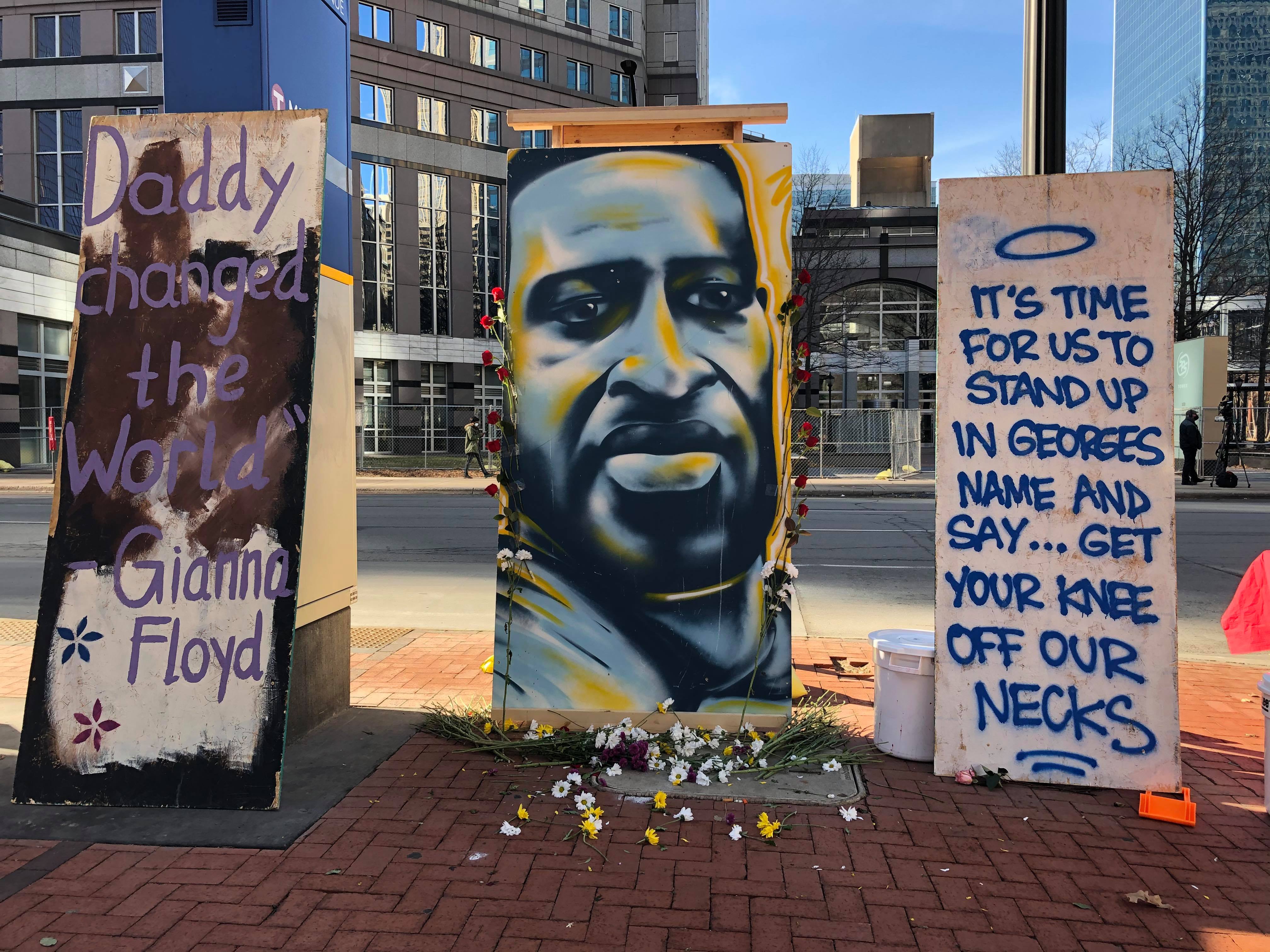 George Floyd's killing last year spurred mass demonstrations for racial justice across the United States and around the world [Jackie Renzetti/Al Jazeera]