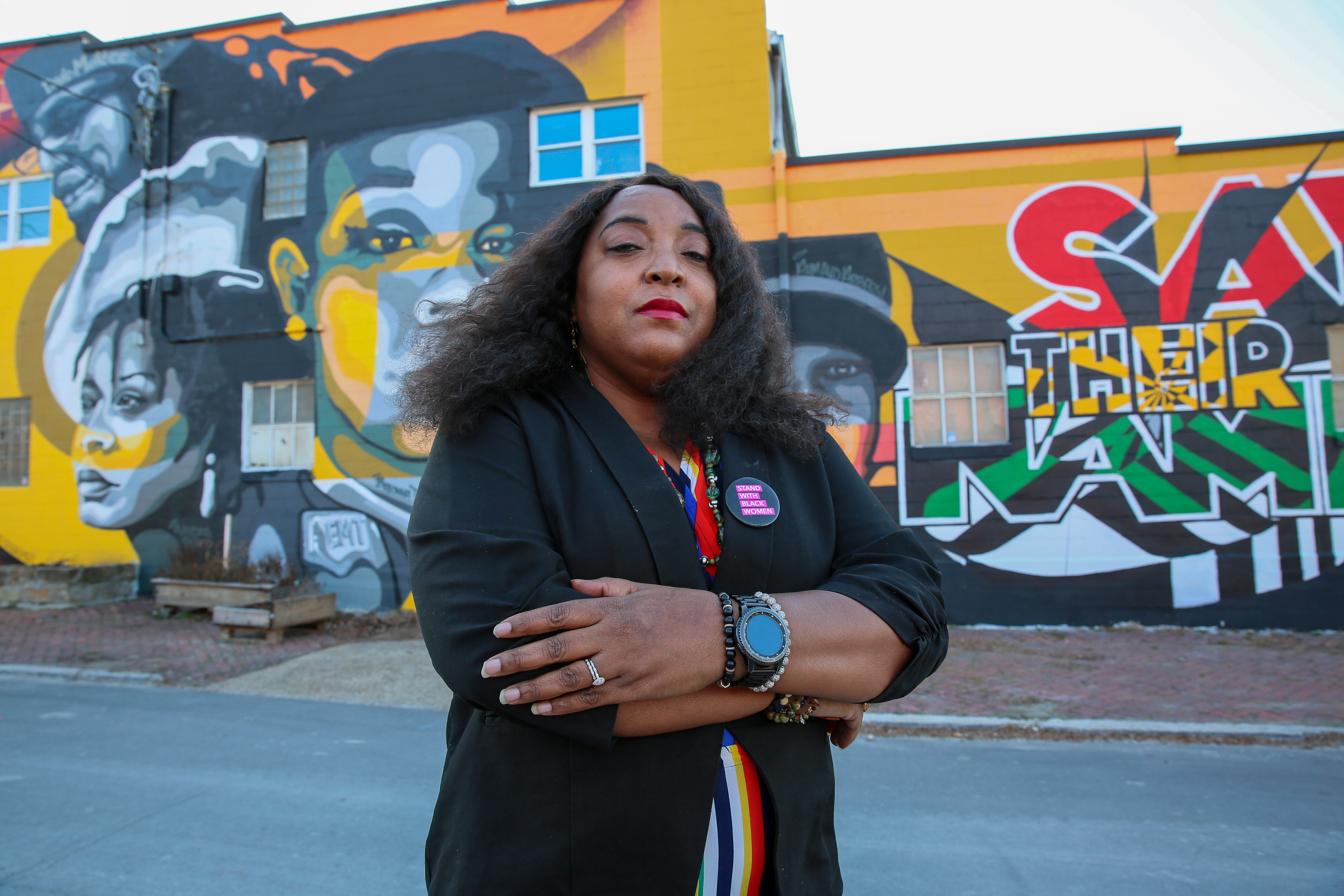 'Before they said activist revolutionaries don’t make good politicians. We’re turning that [notion] on its head,' said 44-year-old Shameka Parrish-Wright, who plans to run for Louisville mayor in 2022 [Chris Kenning/Al Jazeera]