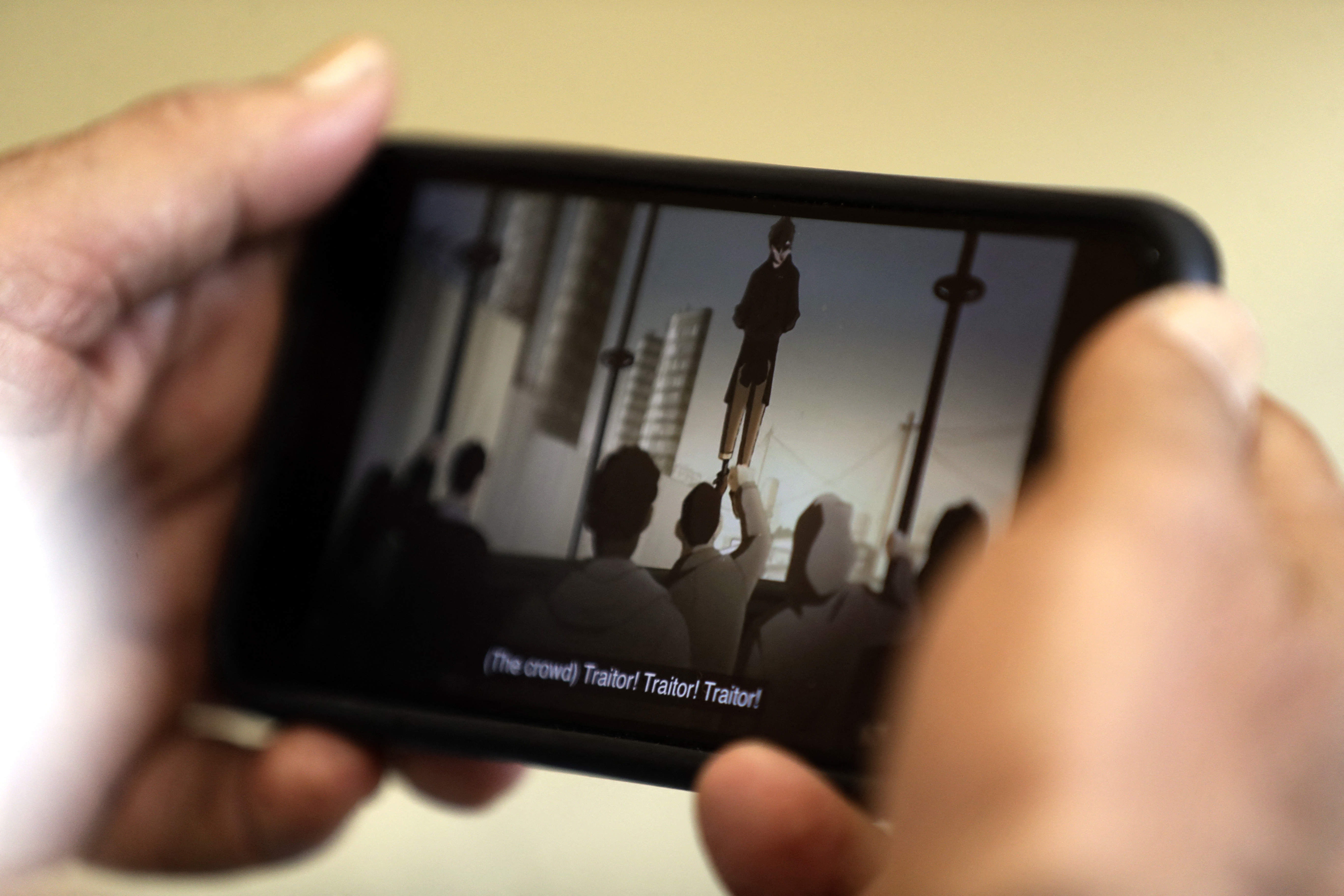 The film's creator says it is not inspired by any single Arab country but depicts conditions familiar to many across the world [Joseph Eid/AFP]