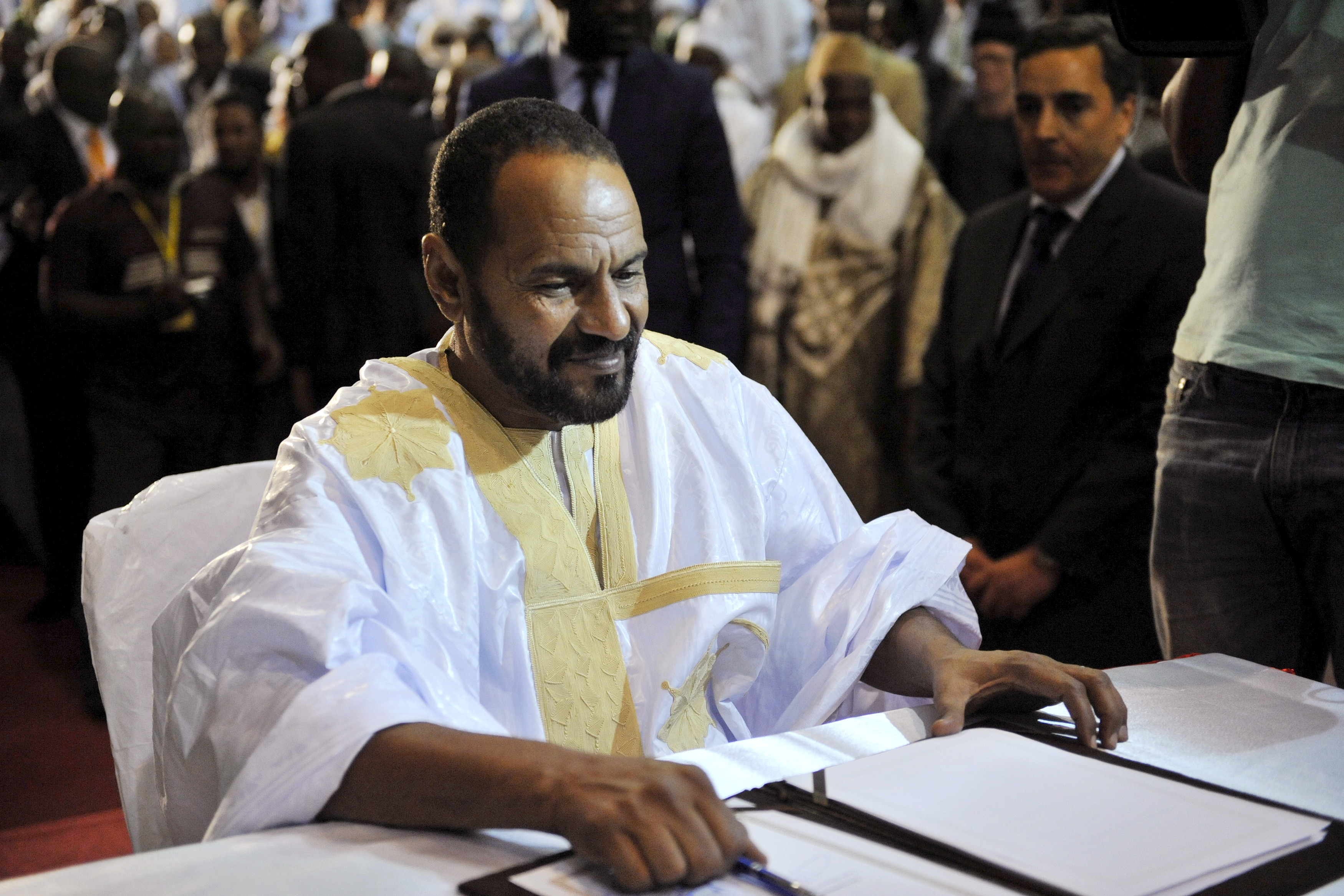 Ould Sidati was president of the Coordination of Azawad Movements (CMA), an alliance that brought together several Tuareg and Arab nationalist groups [File: Reuters]
