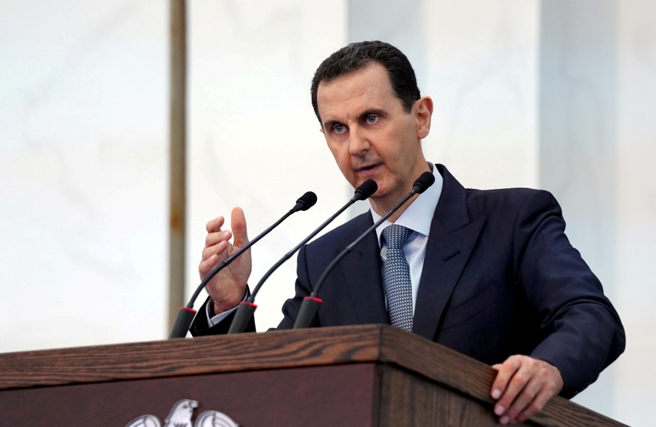 Syria's president Bashar al-Assad.