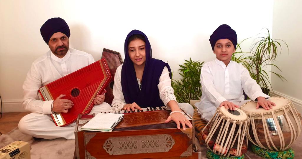 Preeti Kaur will hold an online hymn session to celebrate Vaisakhi as the lockdown measures remain [Courtesy of the Kaur family]
