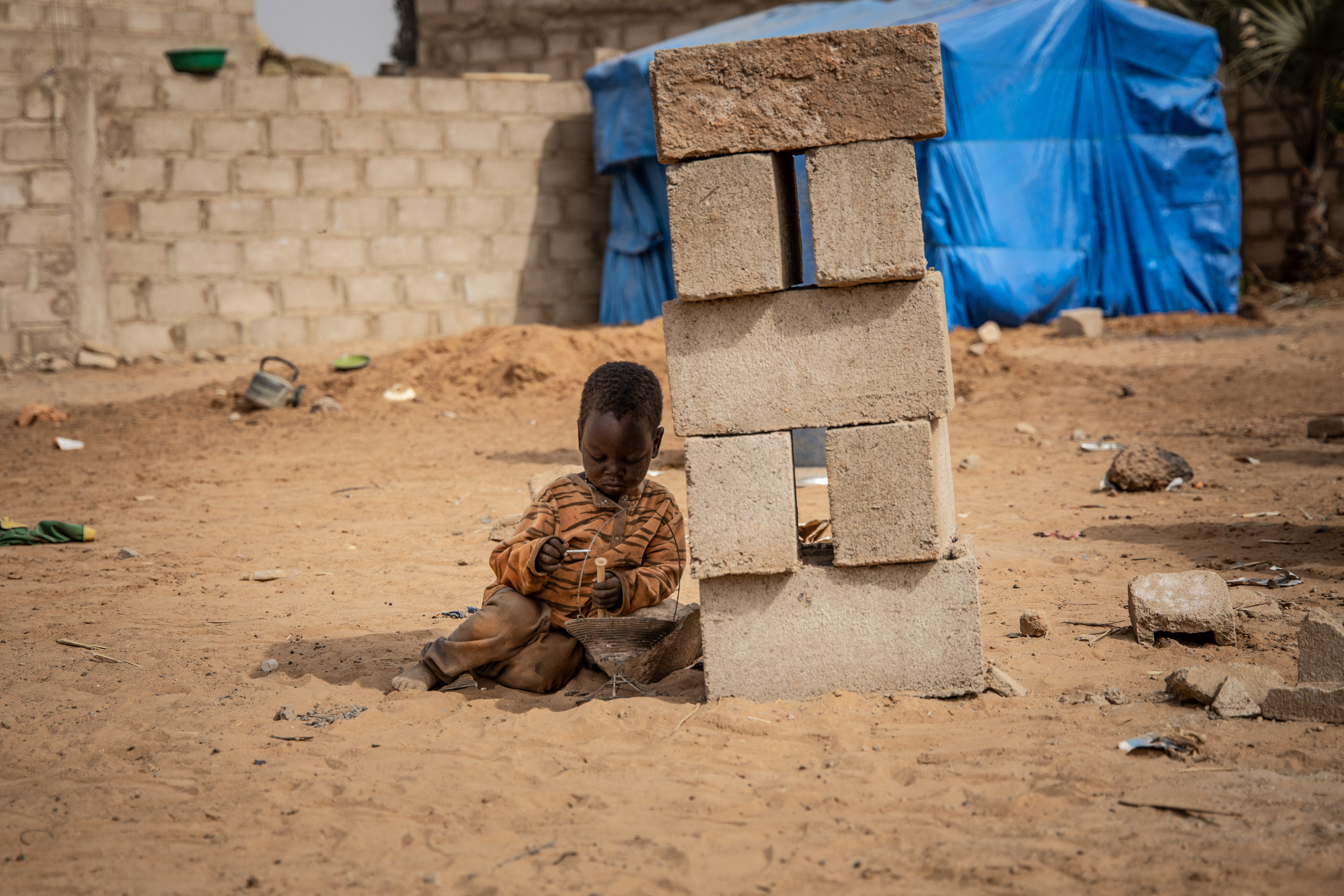 There are more than 1.2 million internally displaced people in Burkina Faso [File: Olympia de Maismont/AFP]