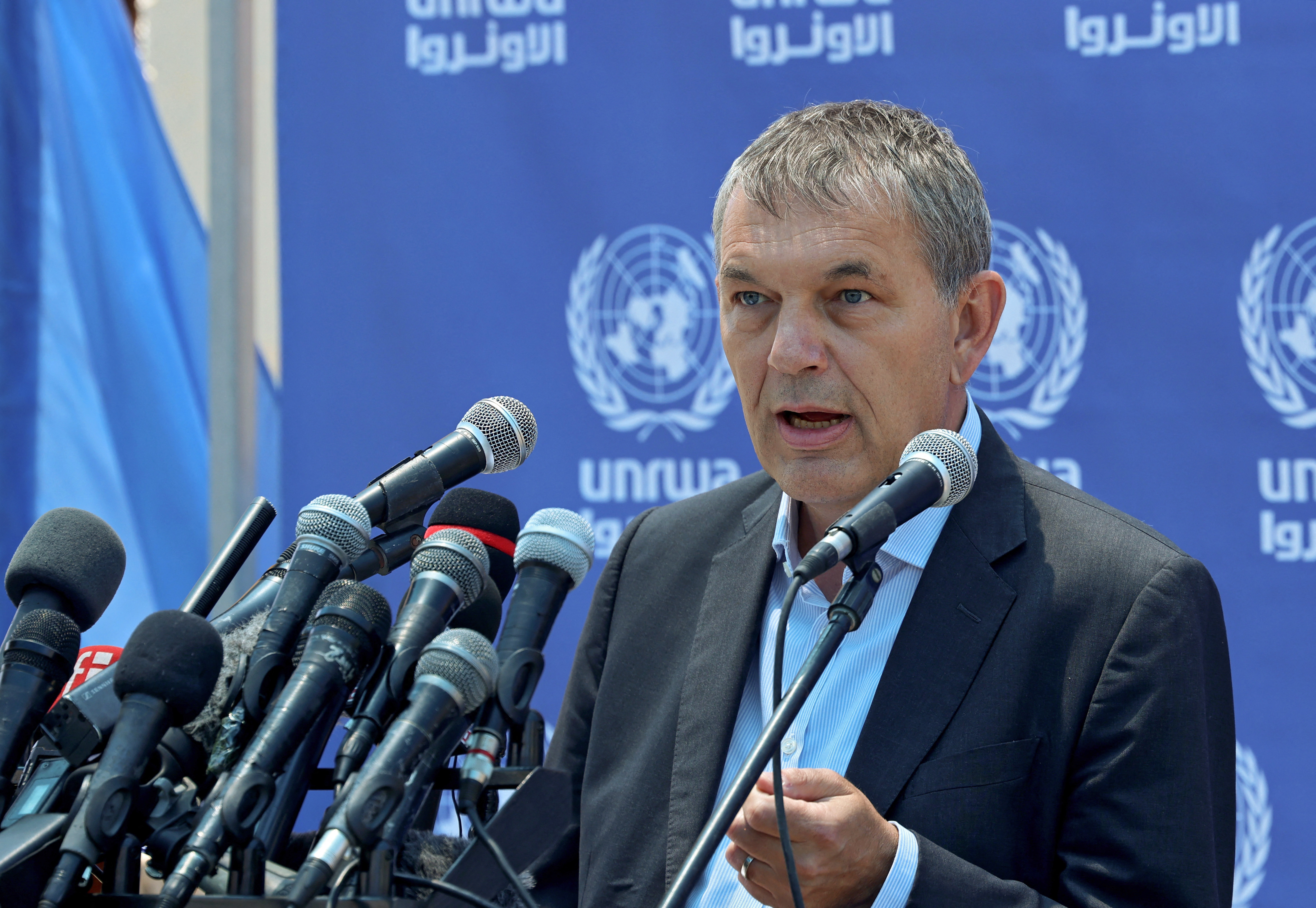 United Nations Relief and Works Agency for Palestine Refugees in the Near East (UNRWA) Commissioner-General Philippe Lazzarini