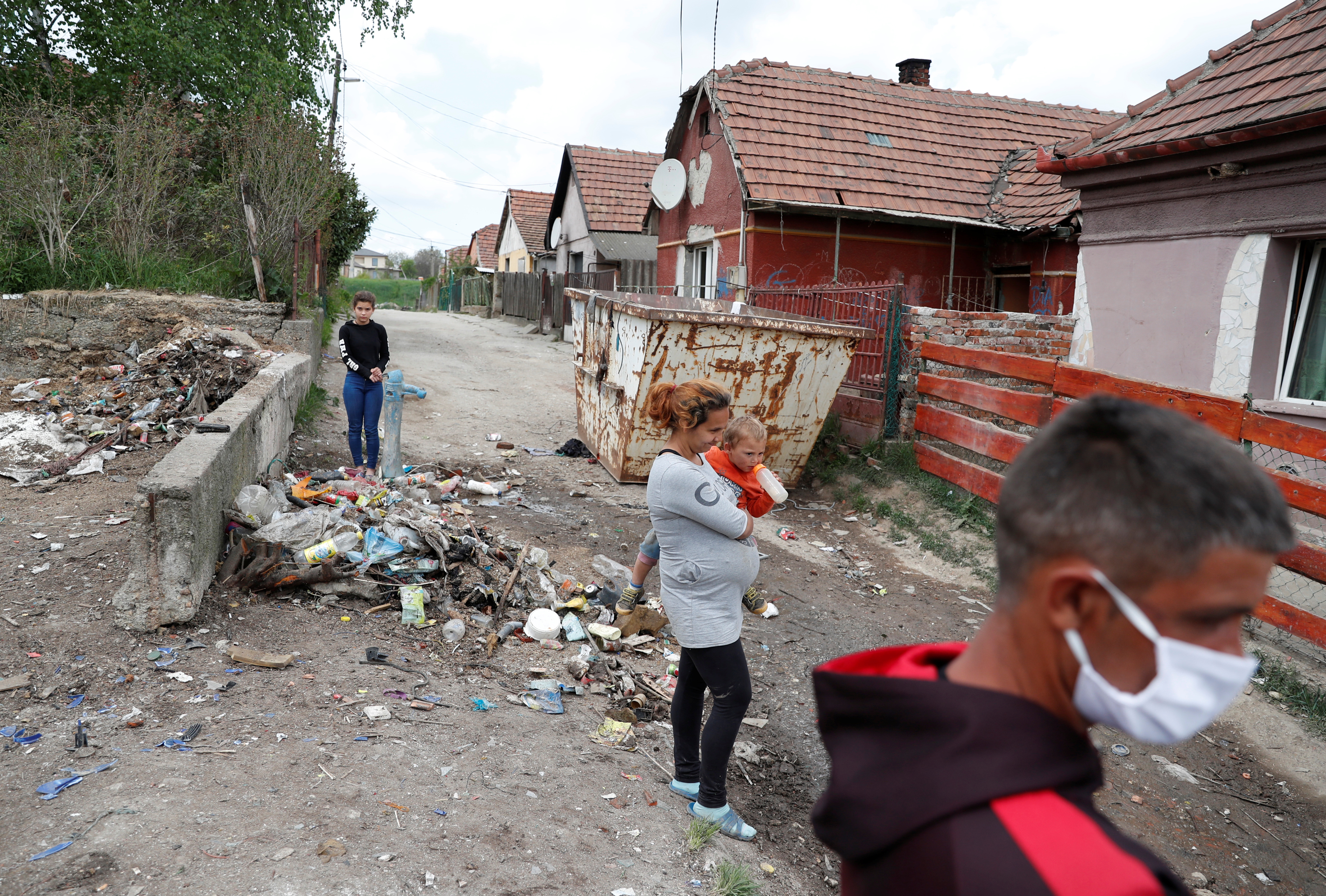 During the pandemic, accounts of alleged police misconduct against Roma in Eastern Europe have risen [File: Bernadett Szabo/Reuters]