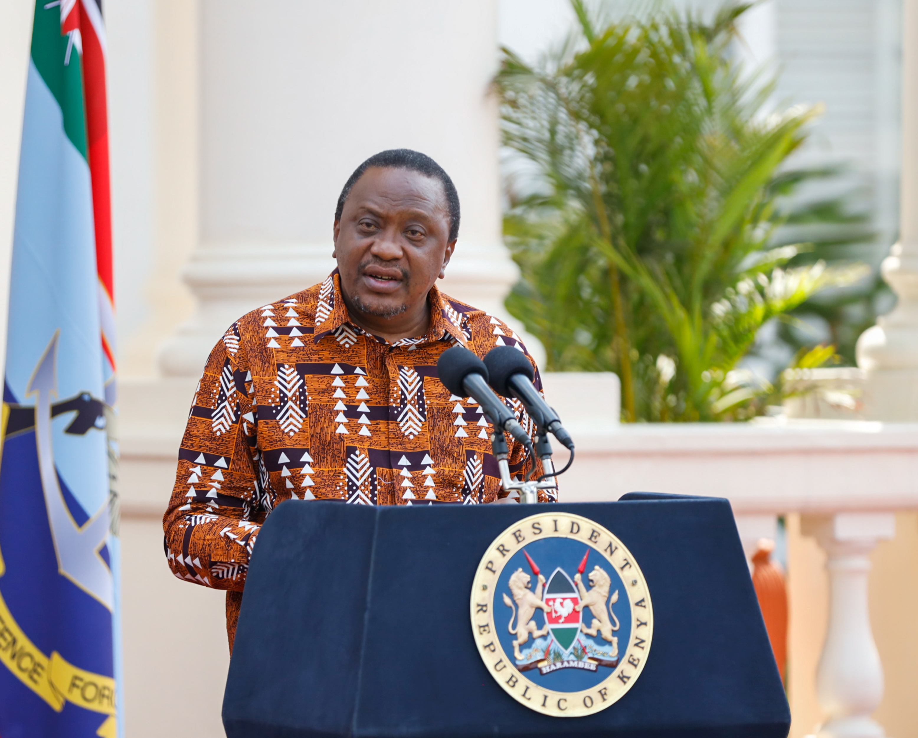 Former Kenyan President Uhuru Kenyatta