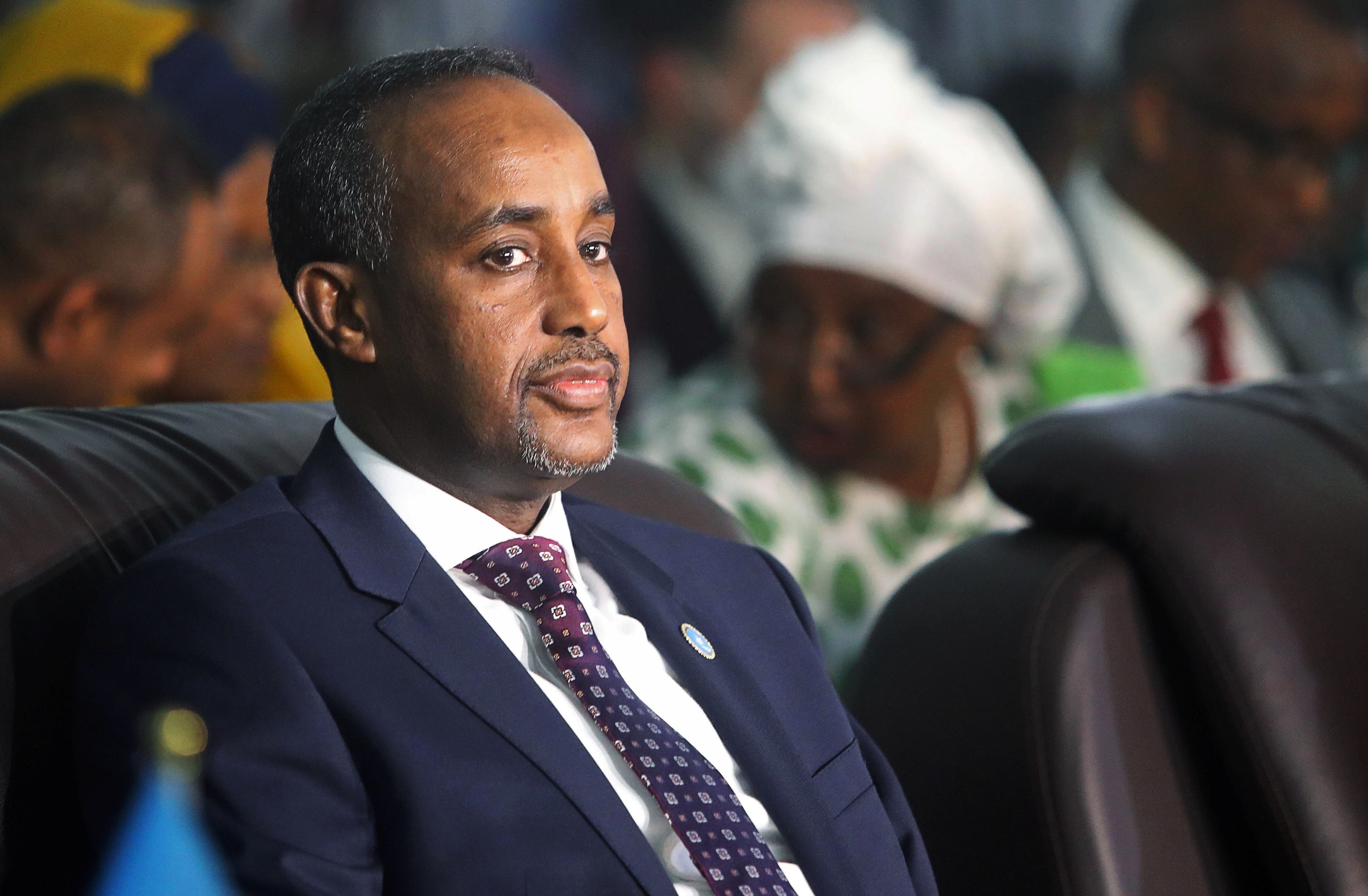 Somalia's Prime Minister Mohamed Hussein Roble