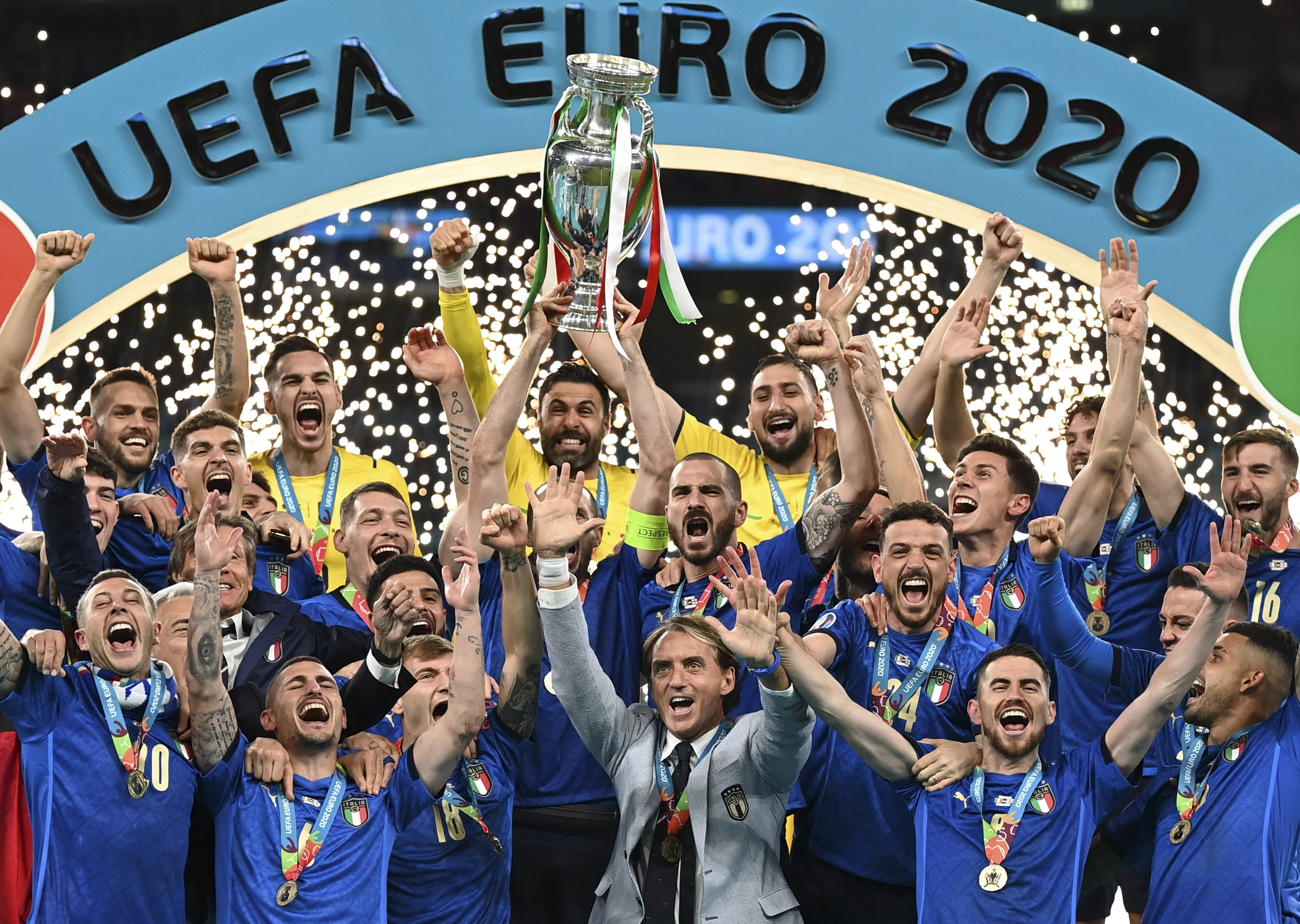 Italy, European champions [Michael Regan/Pool via AP]