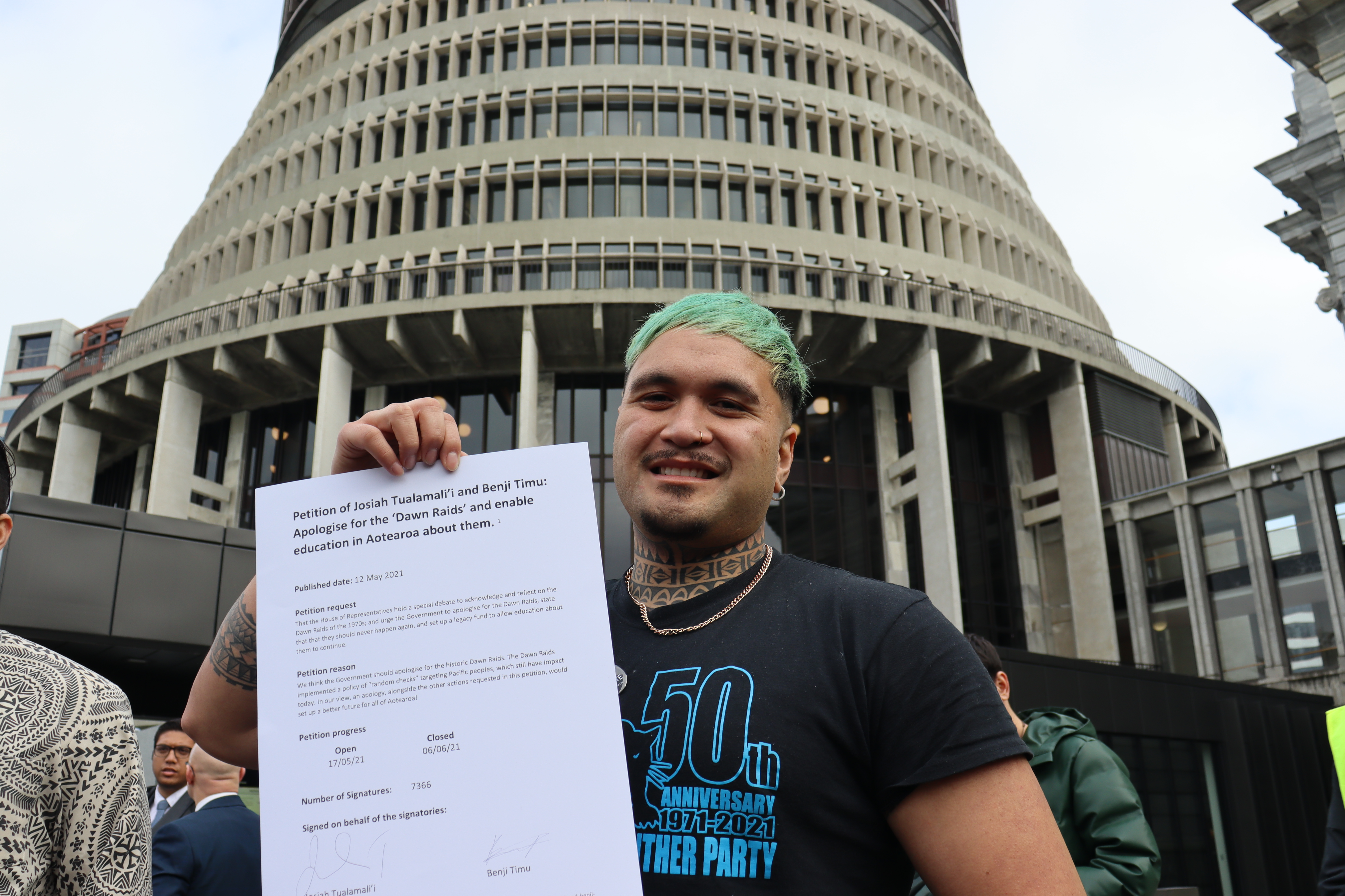 The apology follows a petition to parliament by Benji Timu who is of Samoan, Cook Island and Niuean descent [Sasha Borissenko/AL Jazeera]