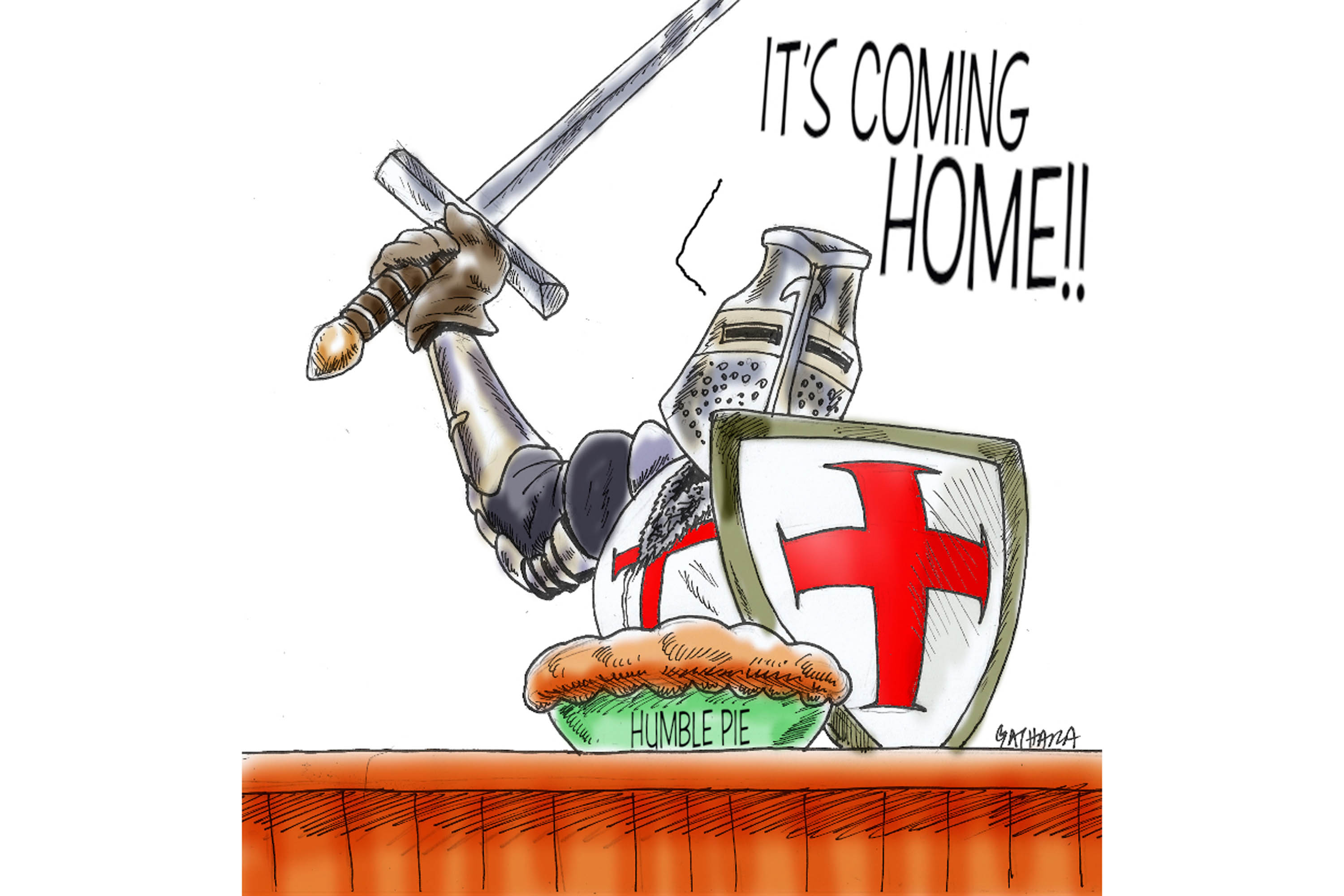 England lost to Italy in the Euro 2020 final on June 11, 2021 [Patrick Gathara/Al Jazeera]