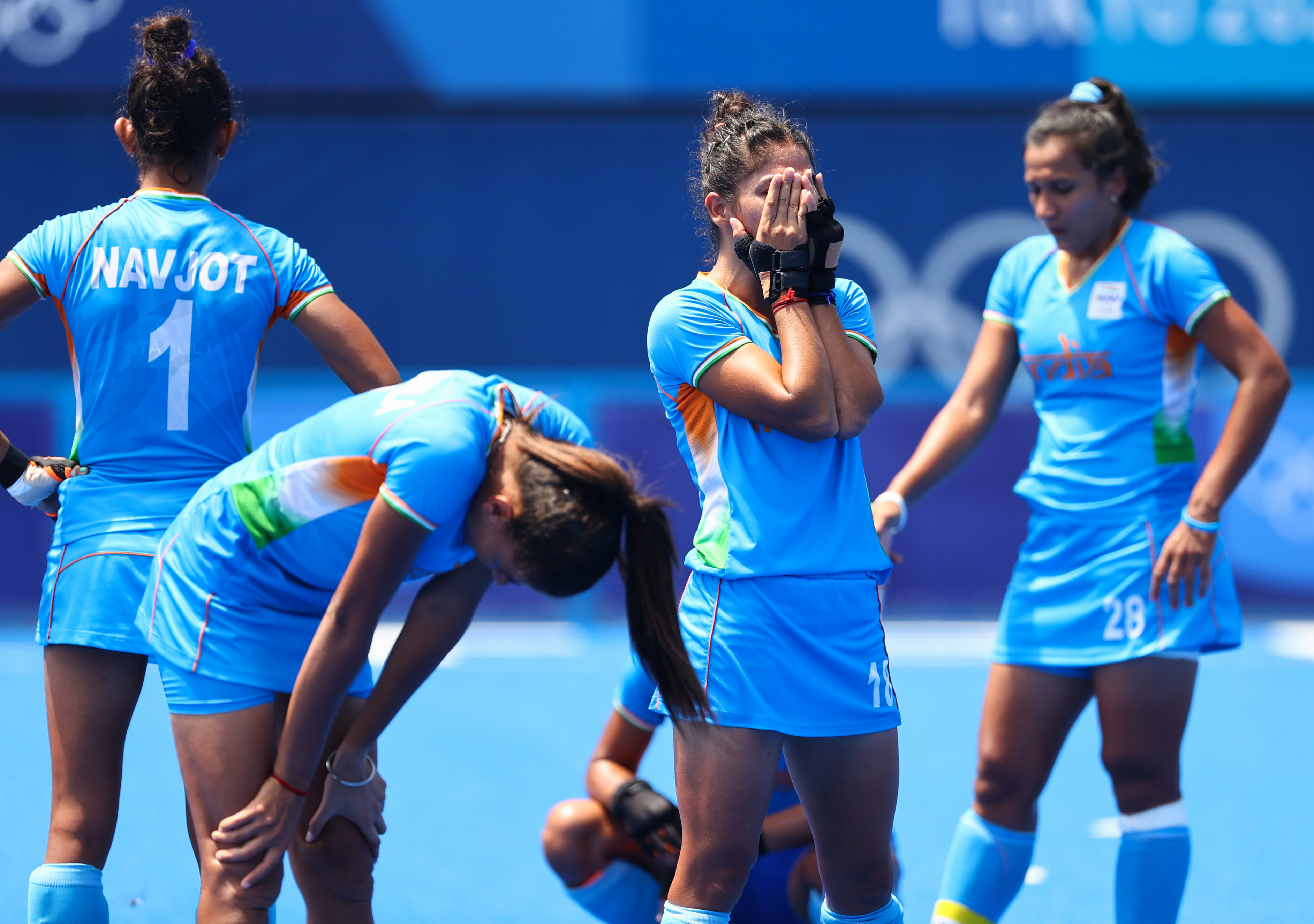 The Indian women's team registered its best ever Olympic performance by finishing fourth [Bernadett Szabo/Reuters]