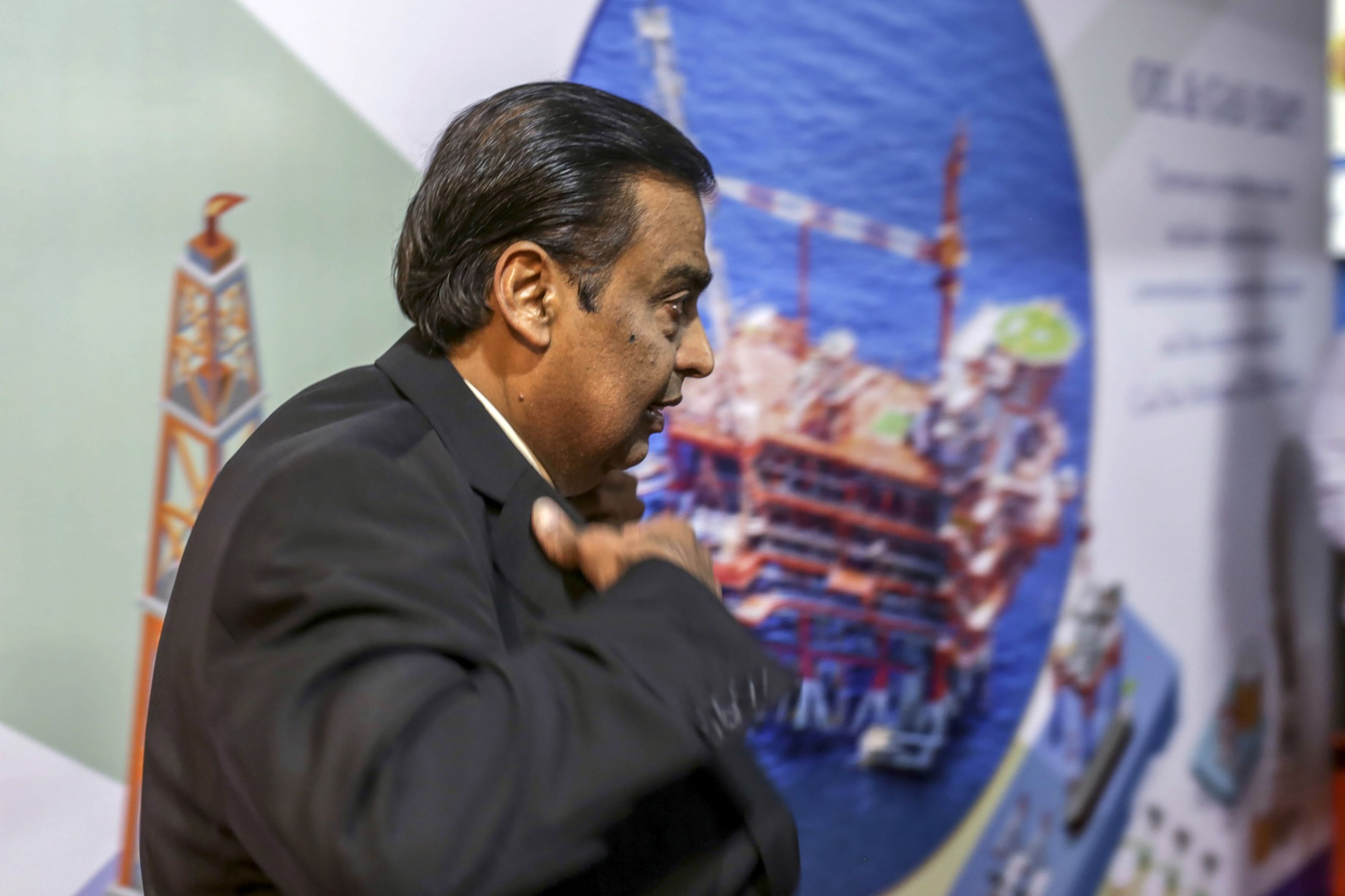 Mukesh Ambani, chairman and managing director of the Reliance Industries