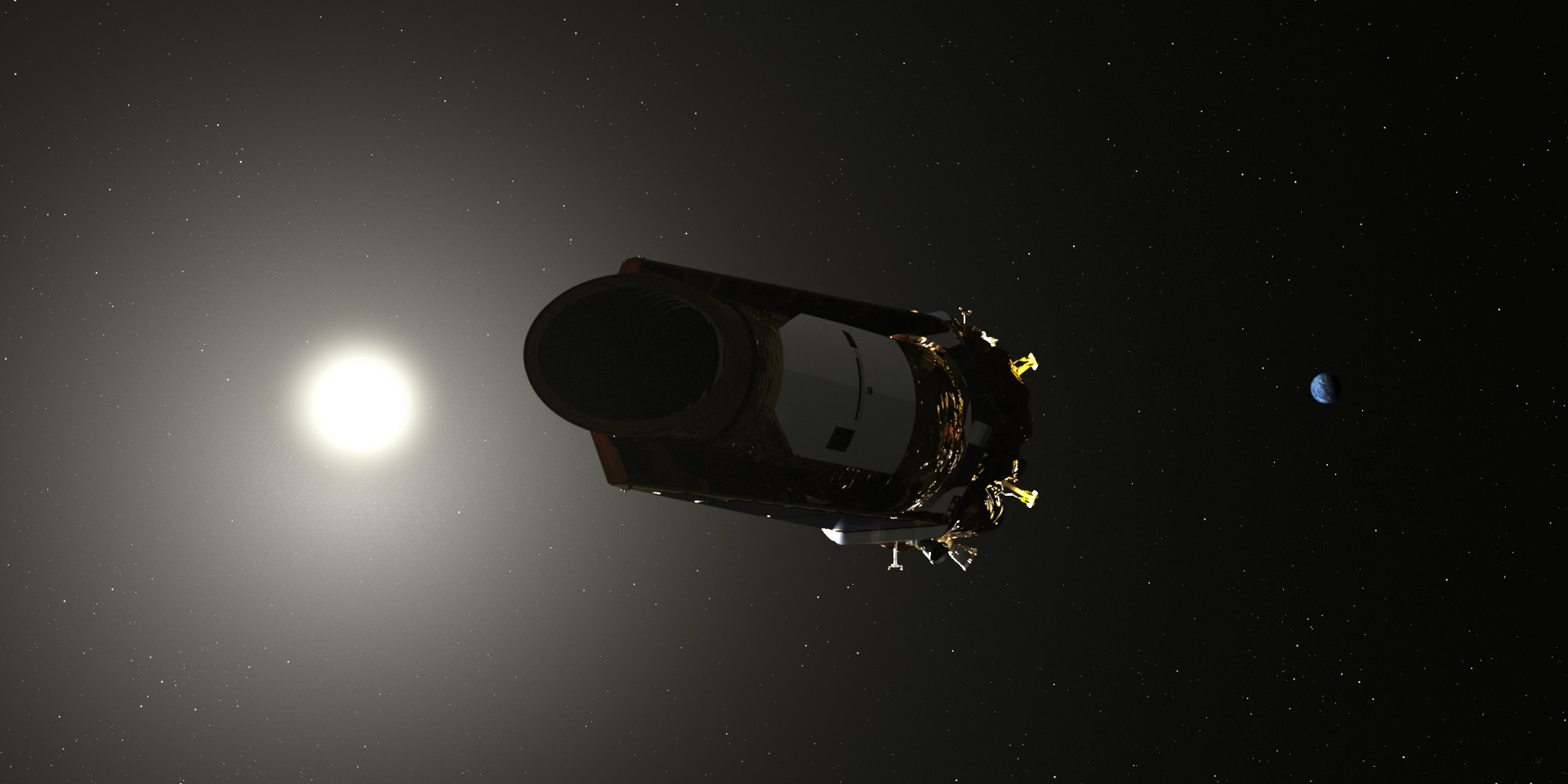An artist's conception of the Kepler space telescope is shown in this illustration provided by NASA [NASA Handout Photo via Reuters]
