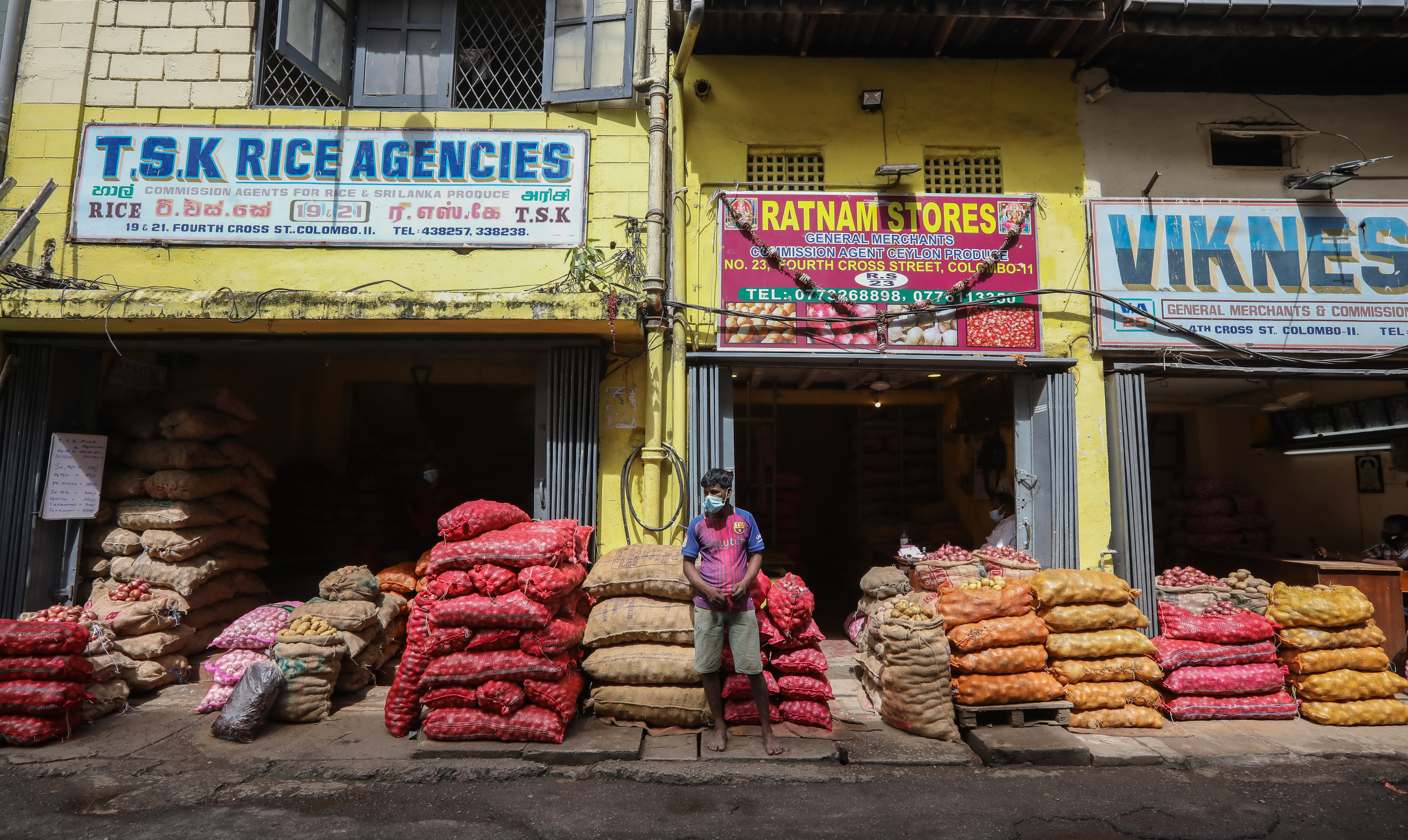Sri Lanka is grappling with soaring food and energy prices [File: EPA/Chamila Karunarathne]