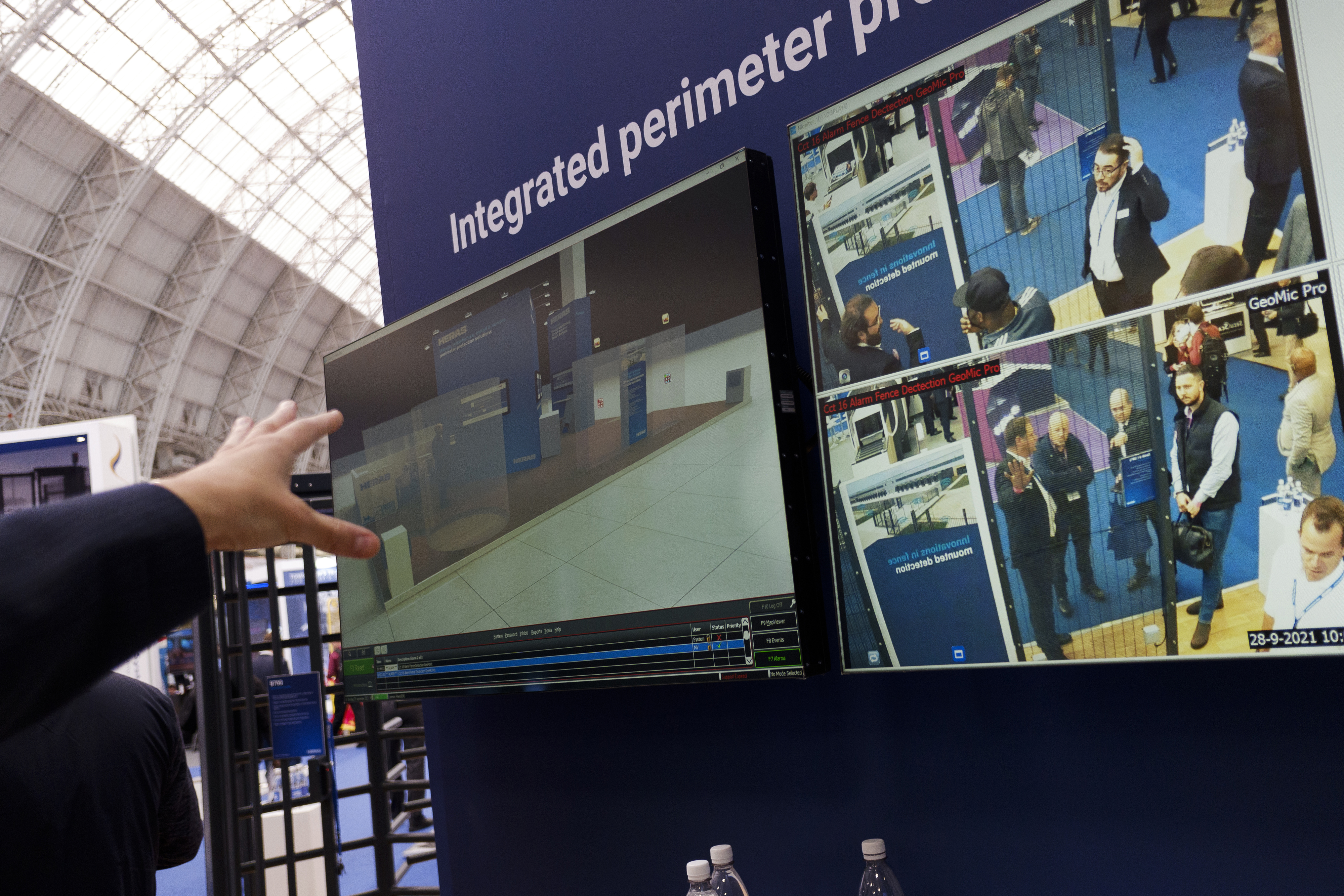 Much of the technology on show at the Expo is currently used by law enforcement agencies in the UK and around the world [James Rippingale/Al Jazeera]