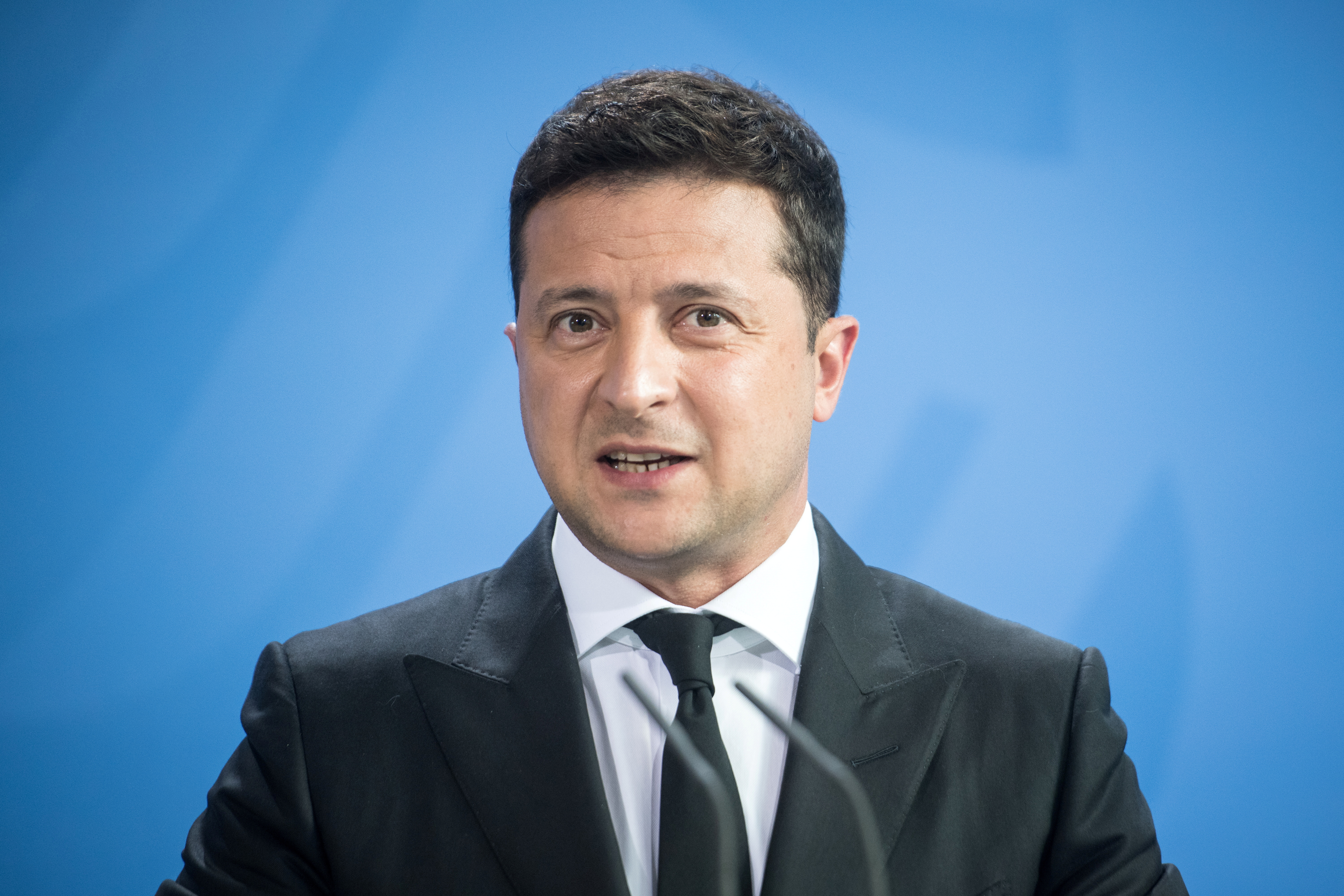 Zelenskyy was elected president in 2019 on promises to fight corruption and reduce the influence of oligarchs in the ex-Soviet country [File: Stefanie Loos/Pool via Reuters]