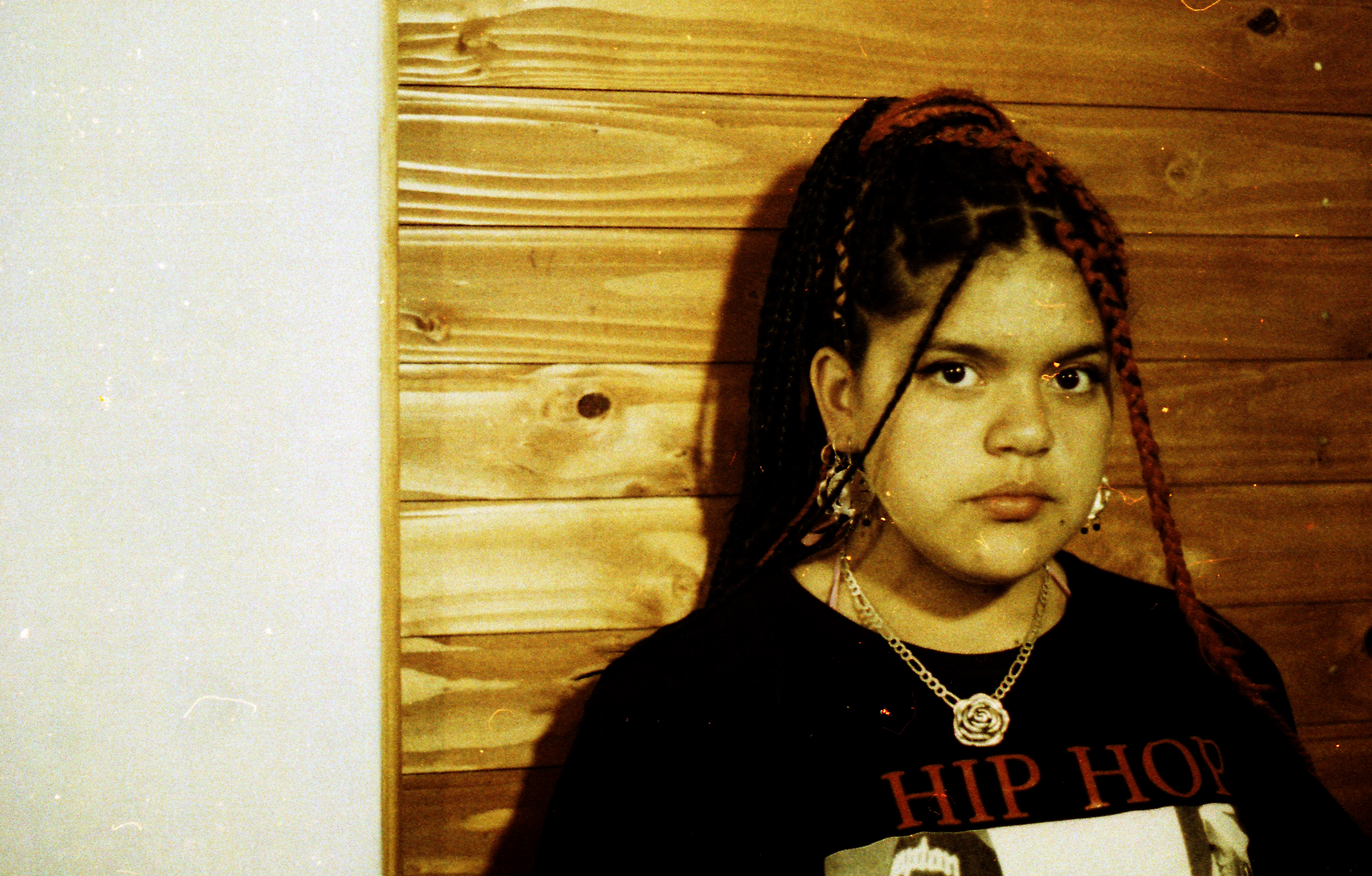 Millaray Jara Collio, also known as MC Millaray, is a 15-year-old rapper who has become one of the most renowned Mapuche Gen Z activists. Millaray made her musical debut at the age of five and has been speaking up for her people since. “I’m recording a song with my dad to raise awareness about the violence and repression that Mapuche children face,” she says. [Jeremy Hatcher/Al Jazeera]