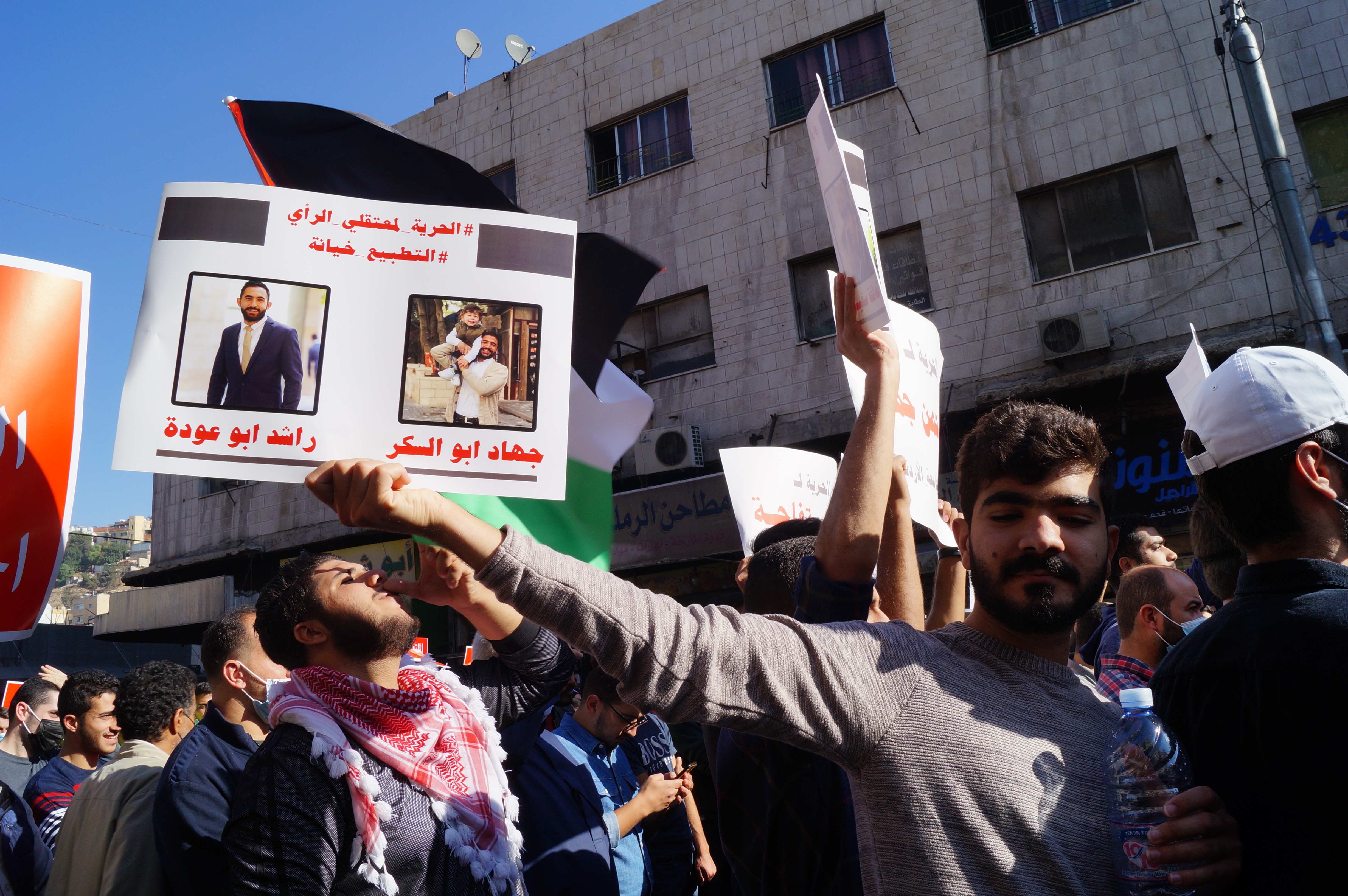 Jordan protests 2 [Hanna Davis/Al Jazeera]
