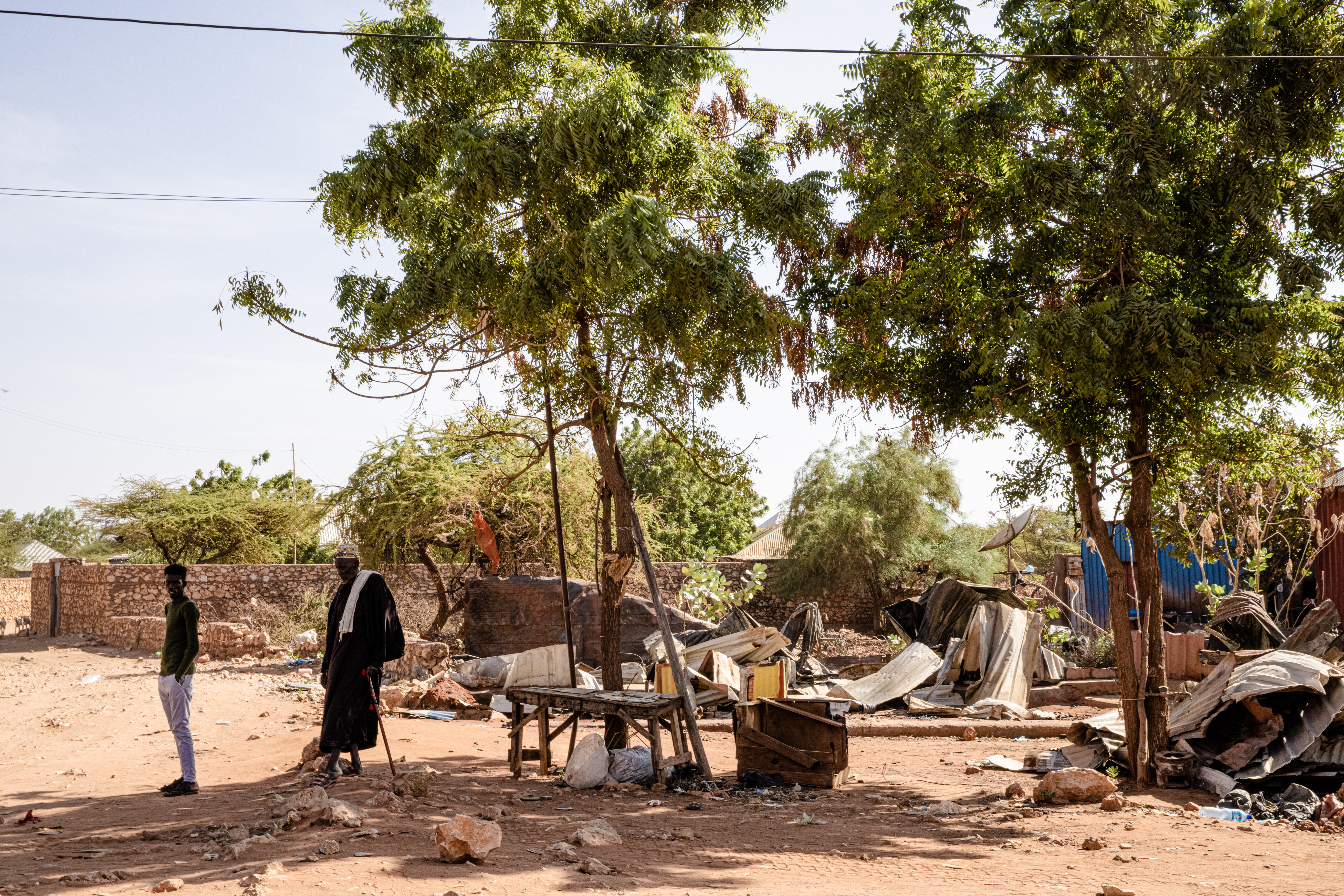 Signs of destruction are still visible around Guriel. [Alyona Synenko/ICRC]