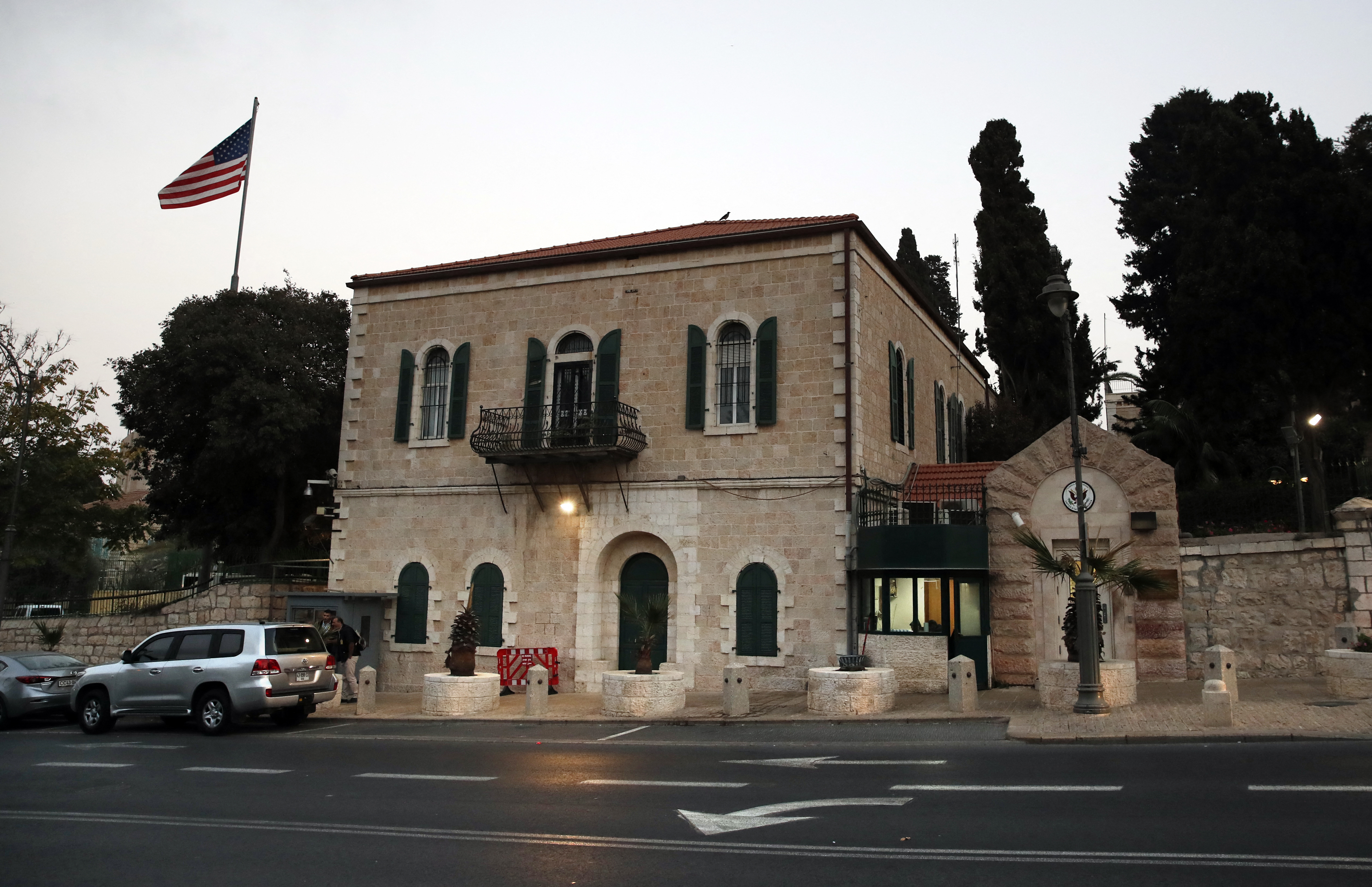 The US Consulate building in Jerusalem