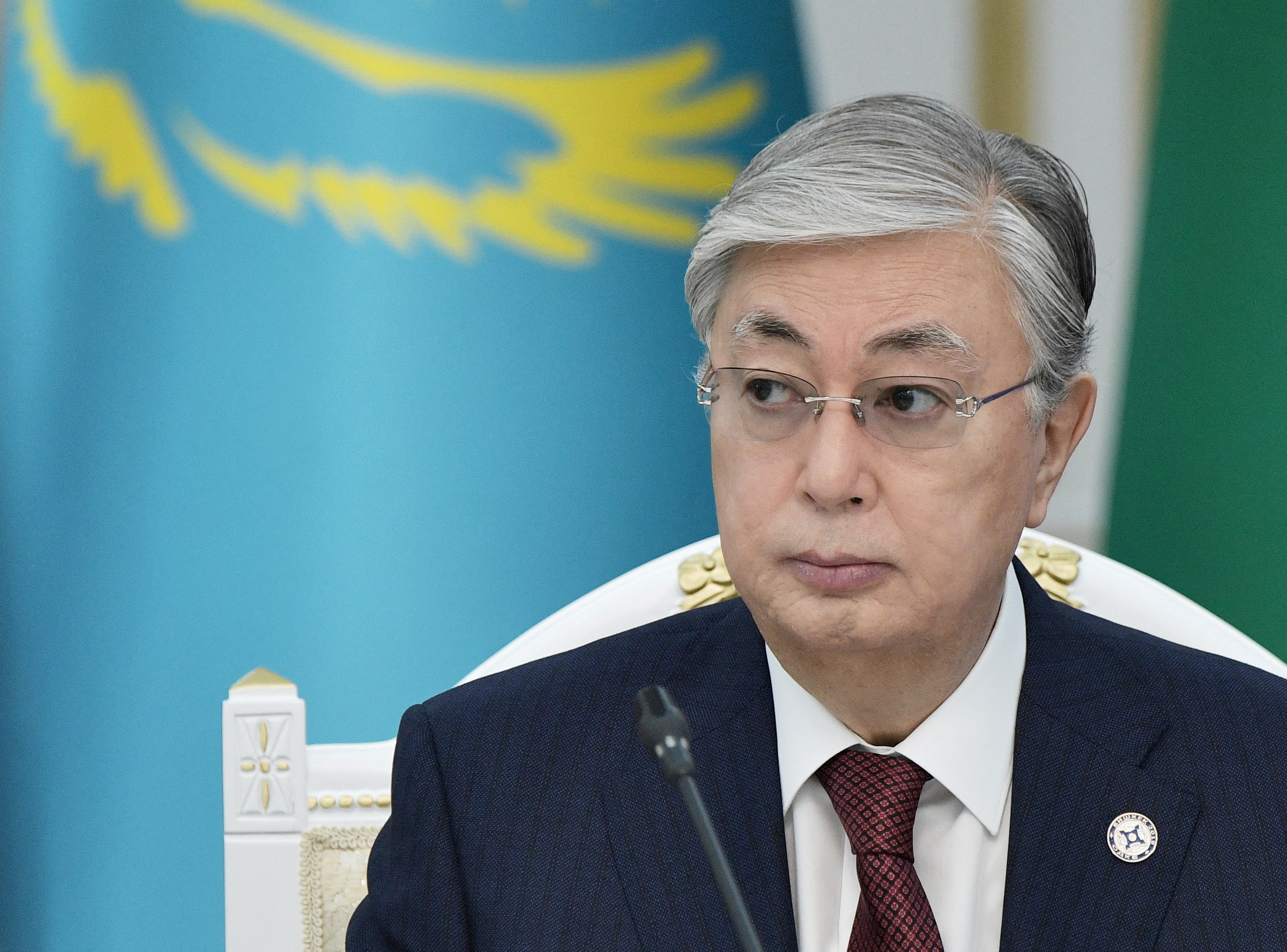 Kazakh President Kassym-Jomart Tokayev