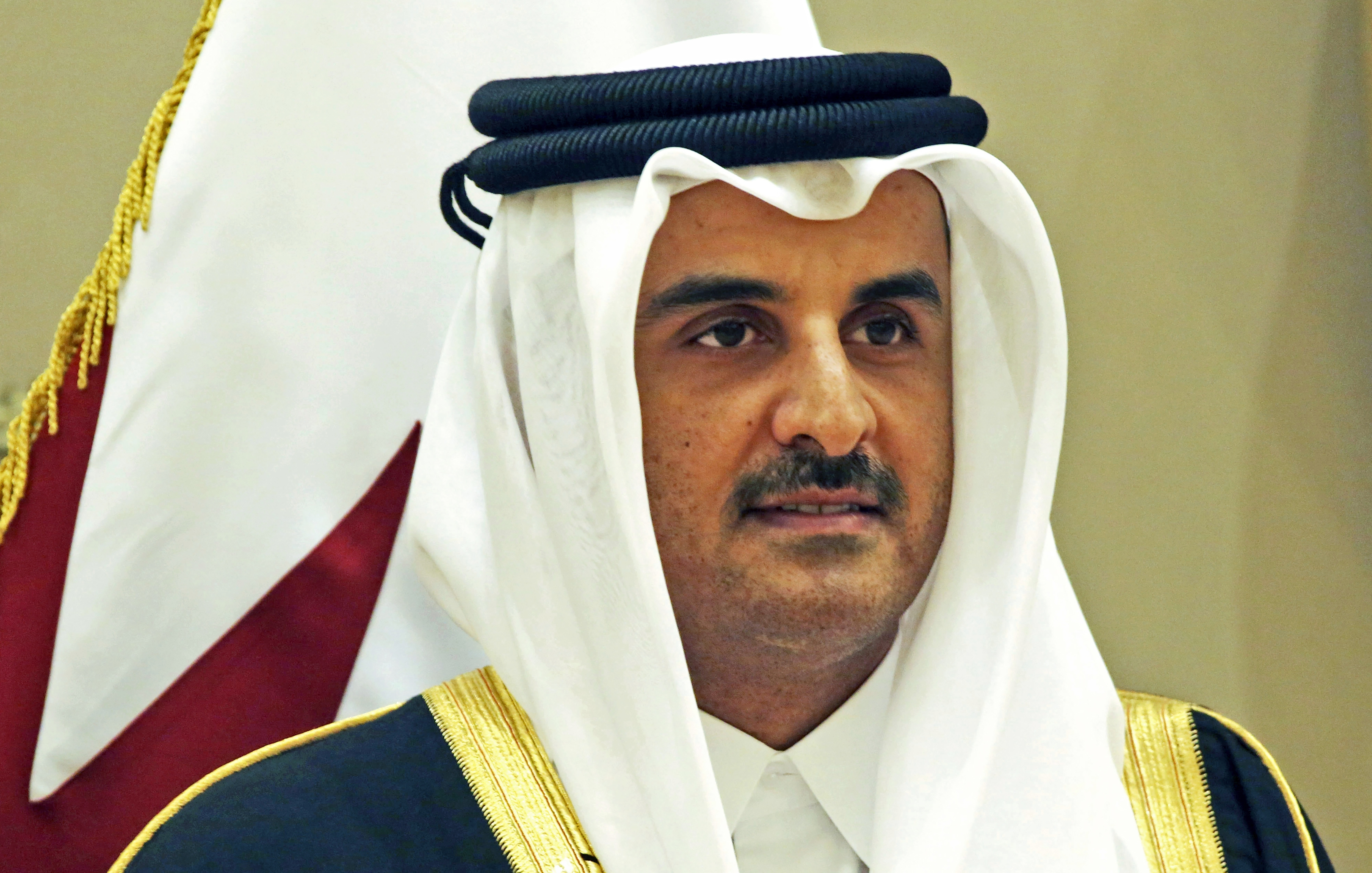 Qatar's emir, Sheikh Tamim bin Hamad Al Thani