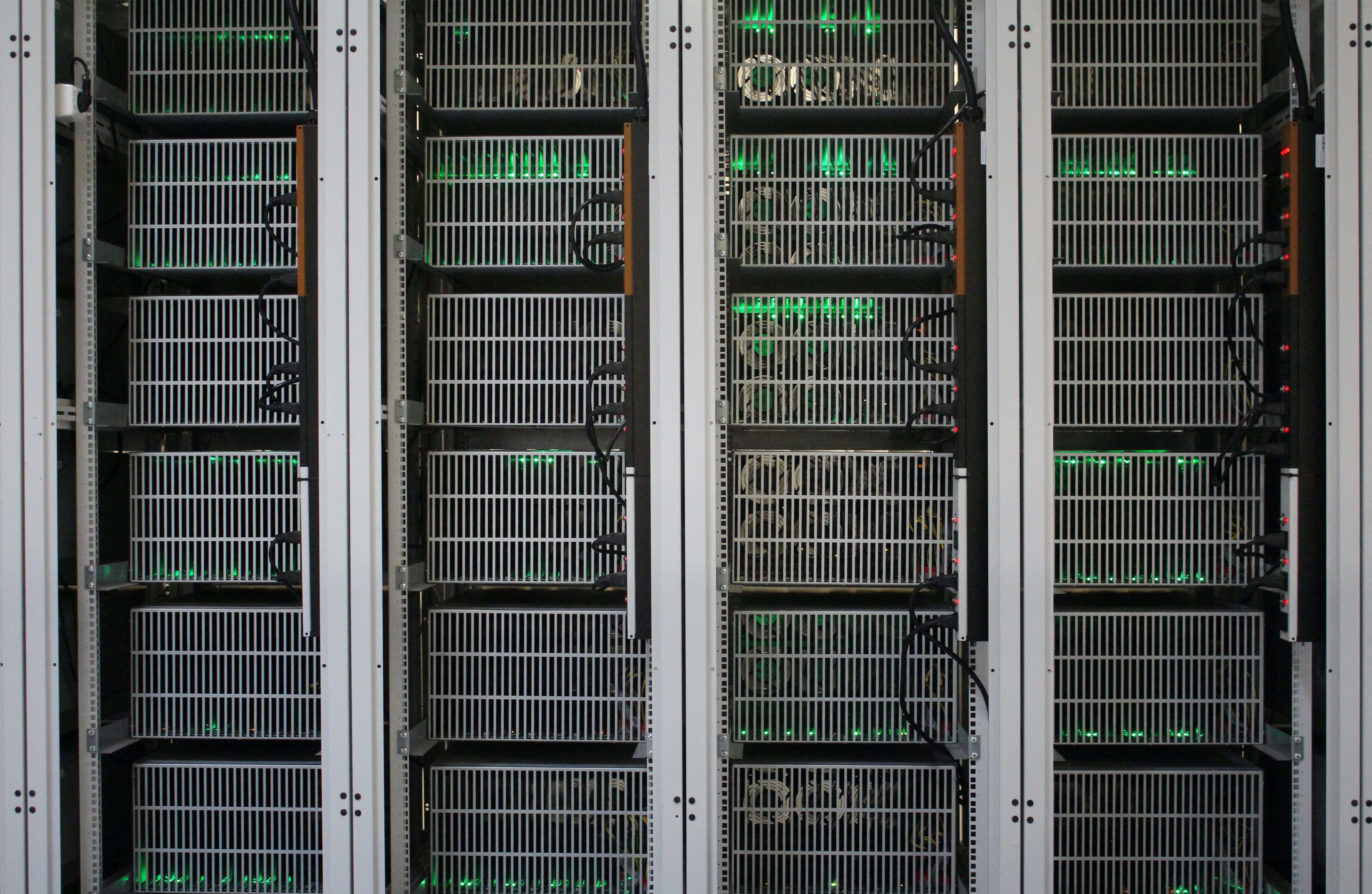 Bitcoin mining computers