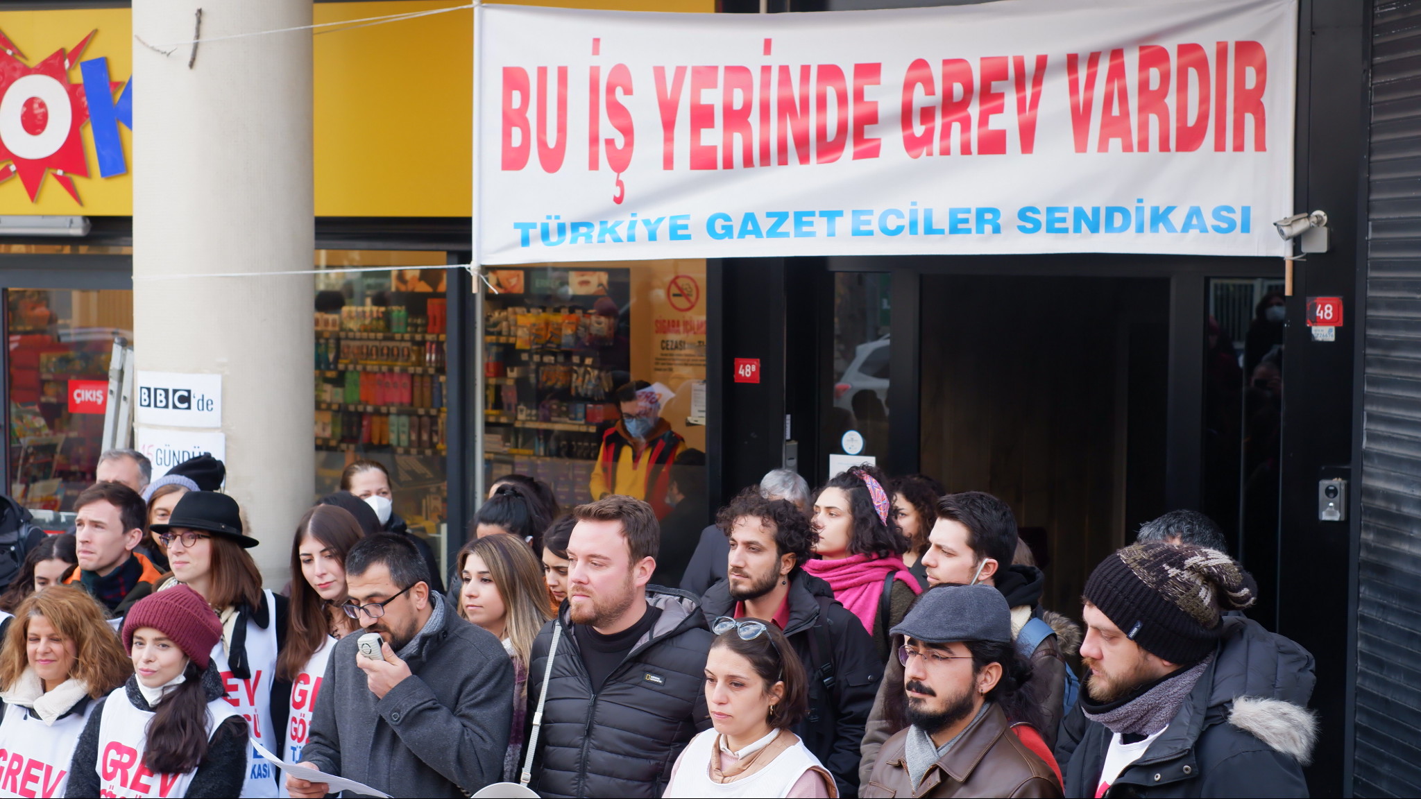 Striking workers at BBC Instanbul learn that thier pay demands have been met