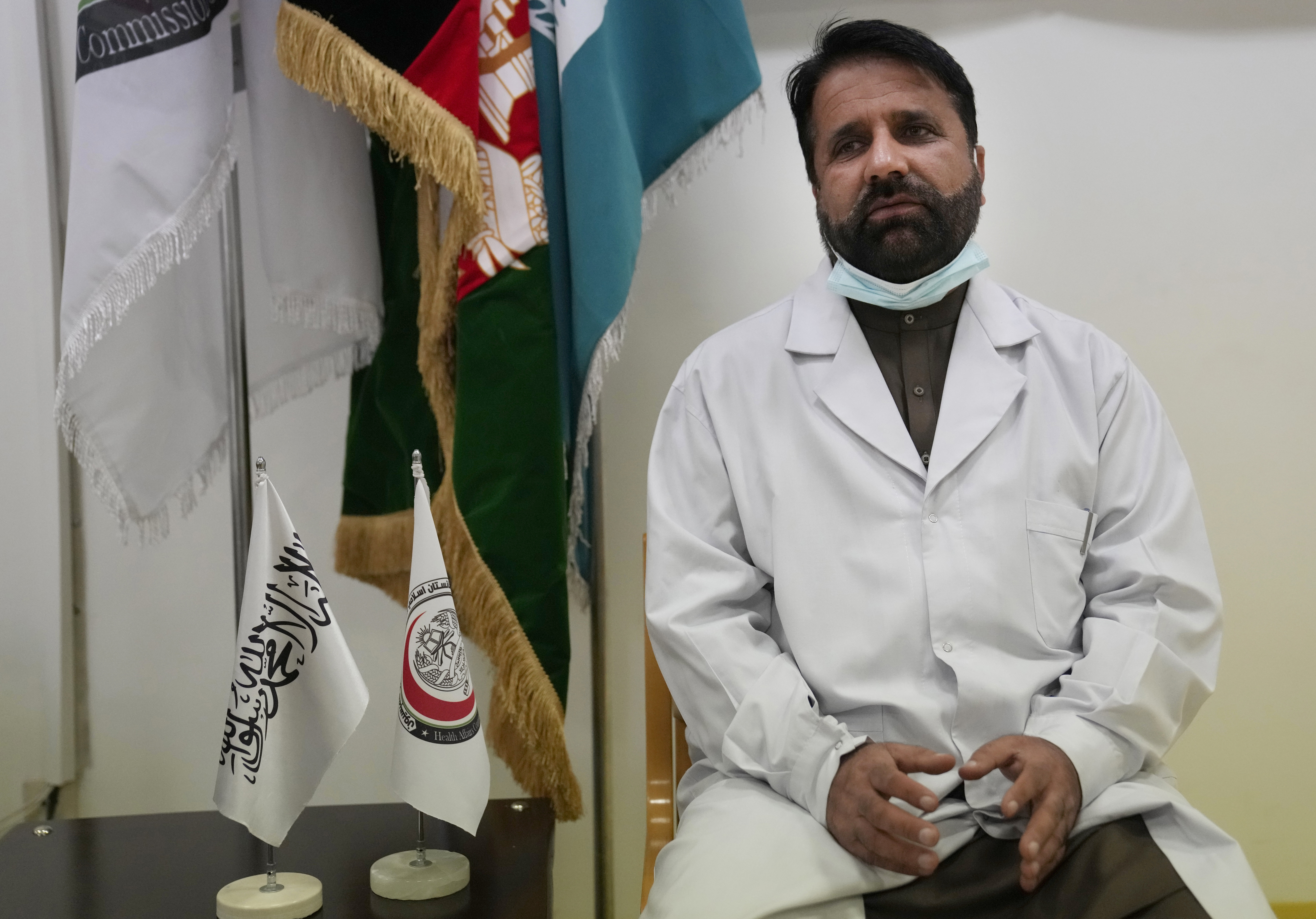 Dr. Mohammad Gul Liwal, the head of the Afghan Japan Communicable Disease Hospital