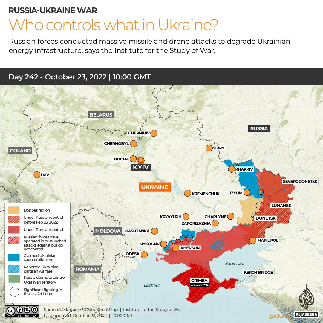 INTERACTIVE - WHO CONTROLS WHAT IN UKRAINE