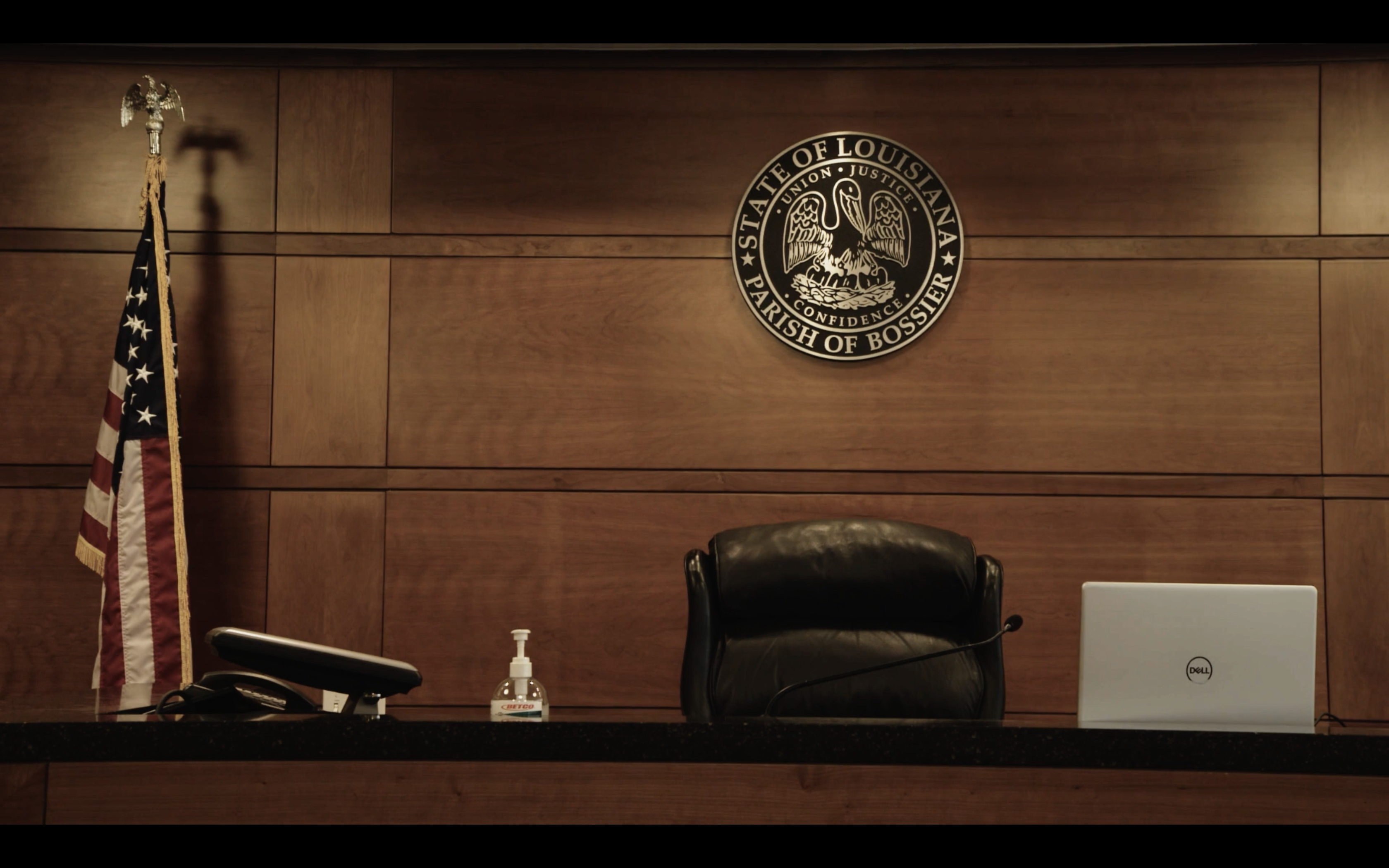 The interior of the Bossier Parish Court House