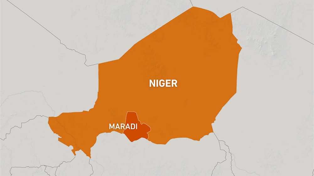 Maradi, Niger map