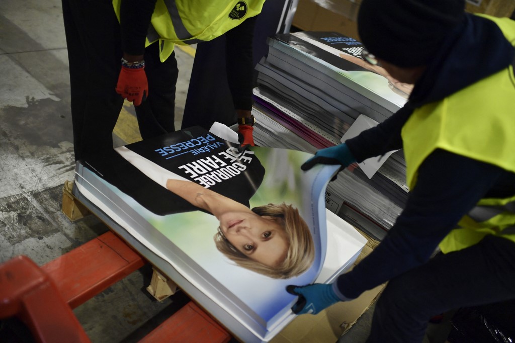 French presidential candidate Valerie Pecresse