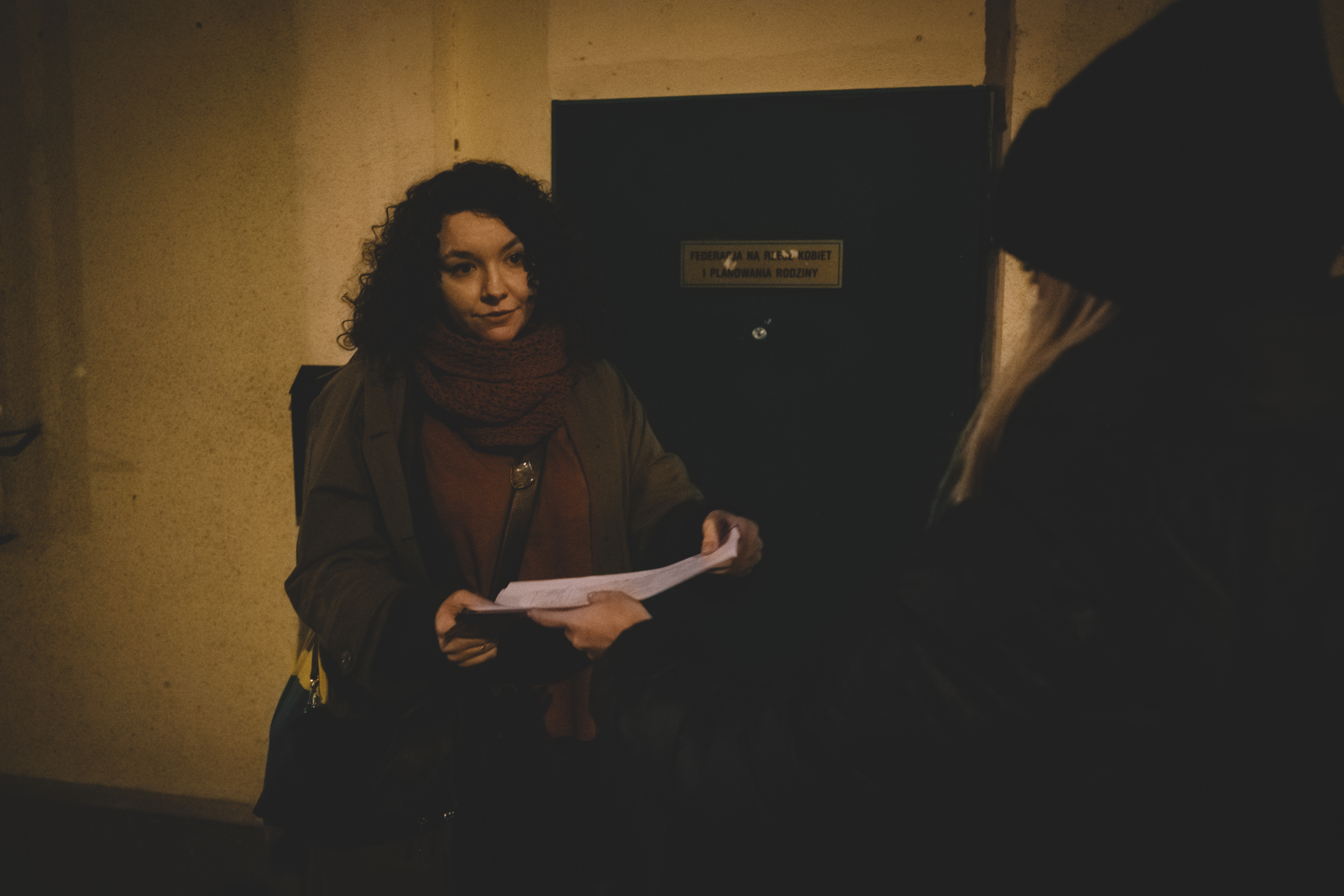 Antonina Lewandoska, 25, activist and member of women’s rights federation FEDERA, is also coordinator of the ASTRA Network, the central and eastern European network for sexual and reproductive health and rights. FEDERA HQ entrance is almost daily vandalised by anonymous haters. The organisation has installed security cameras and metal fences at the window