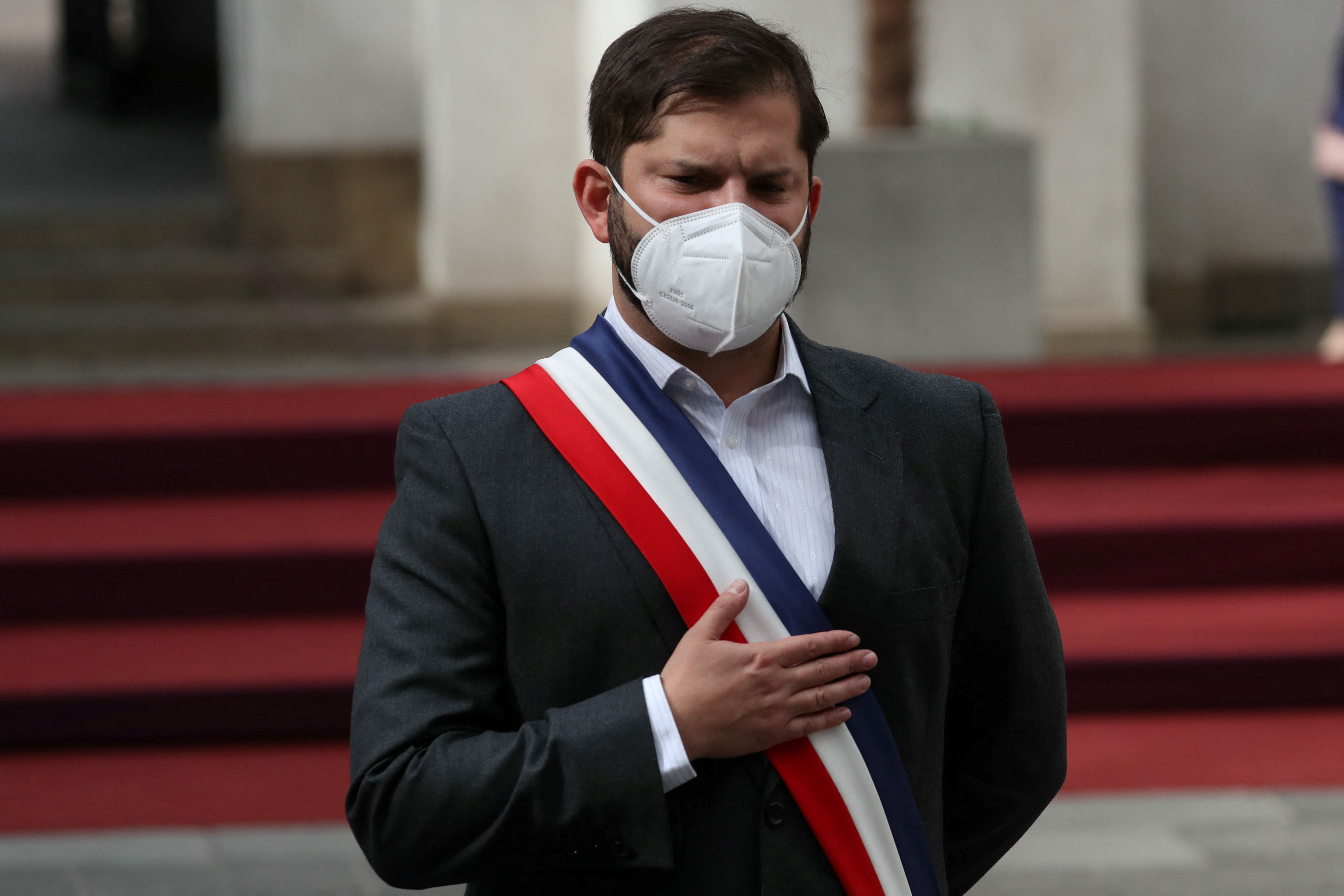 Chile's president Gabriel Boric