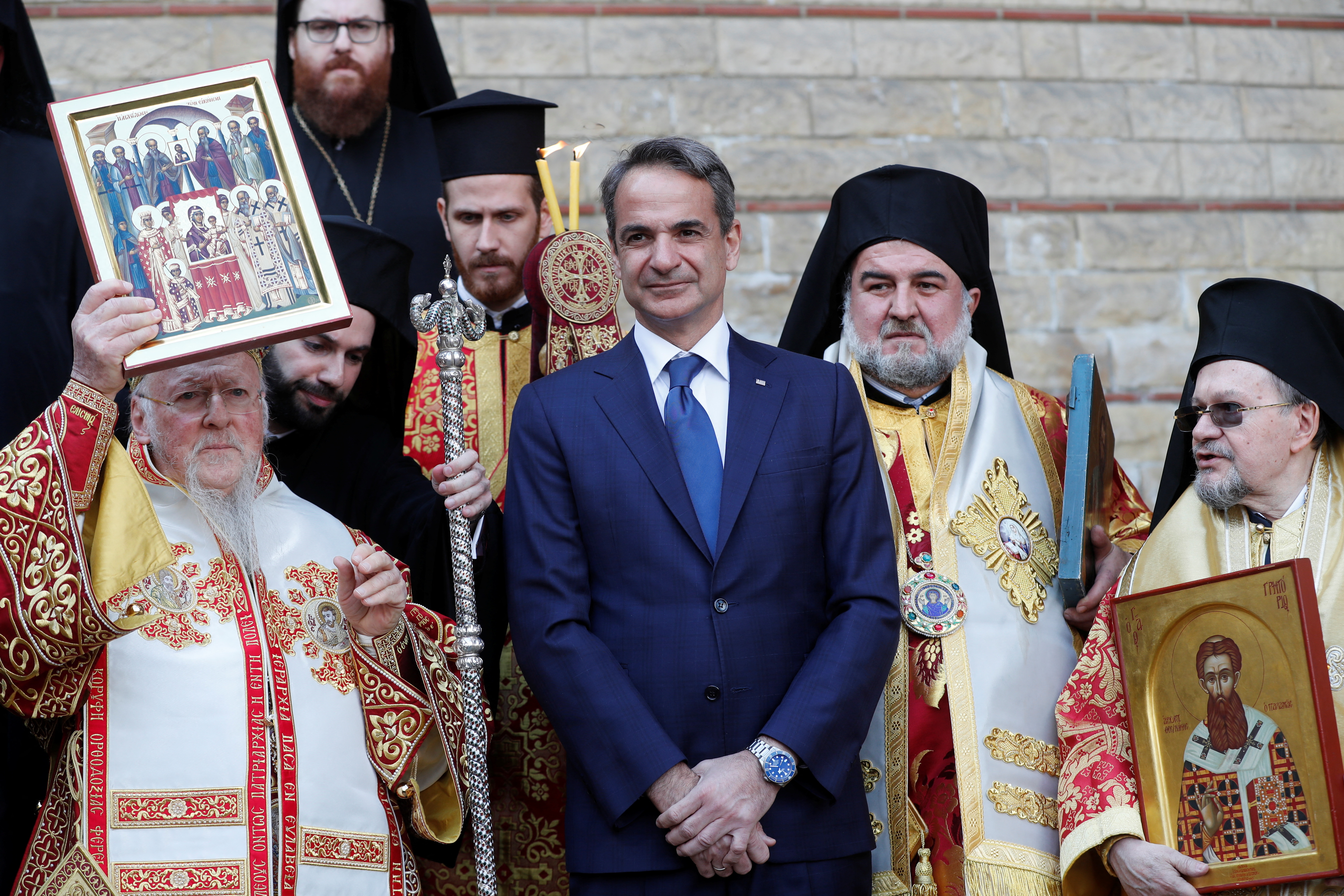 Ecumenical Patriarch?Bartholomew I, the spiritual head of some 300 million Orthodox Christians