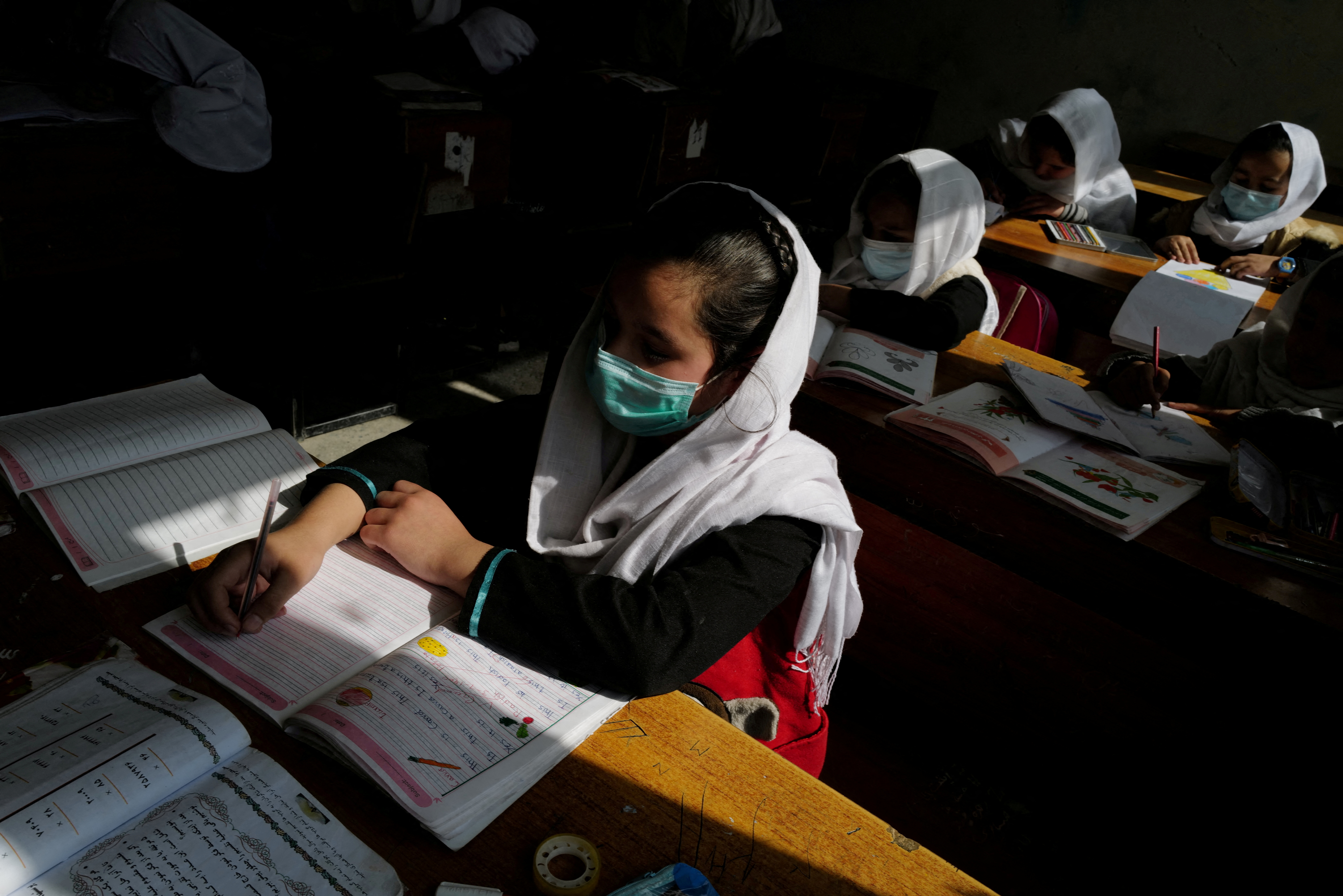 Schoolgirls in Afghanistan