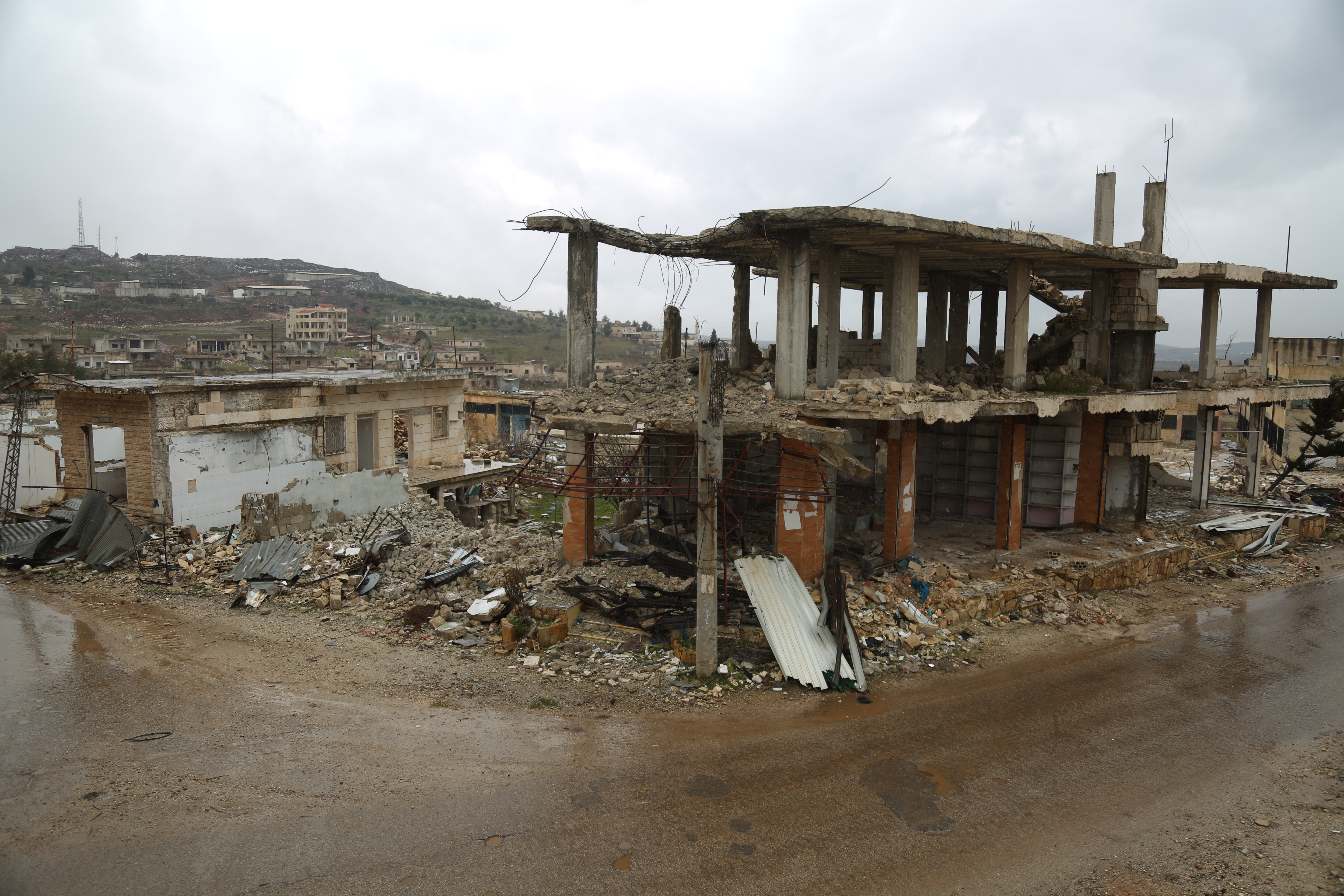 Syrian and Russian airstrikes in Idlib province have destroyed hospitals