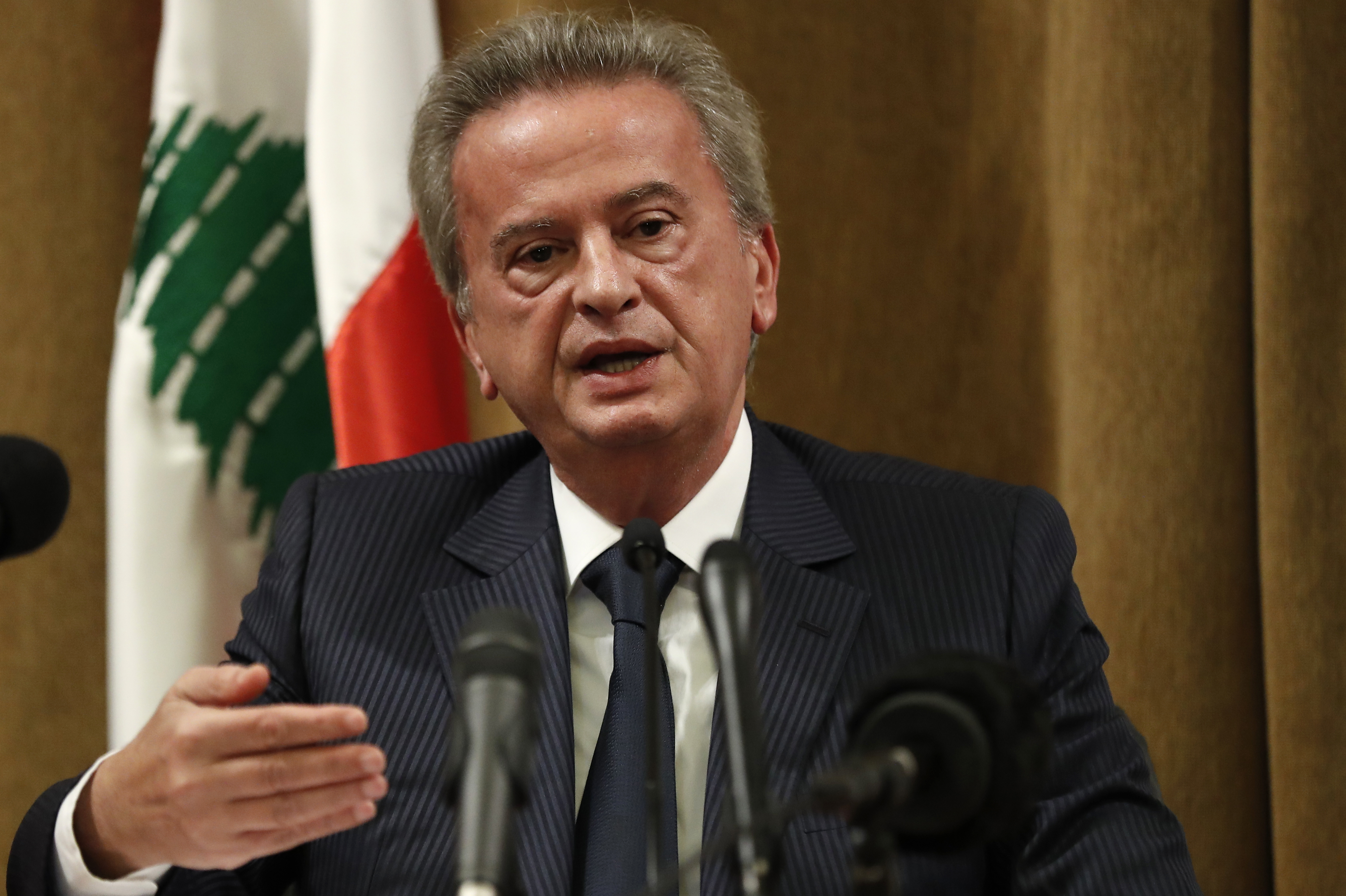 Riad Salameh, who has headed the central bank for 30 years, has repeatedly denied any wrongdoing